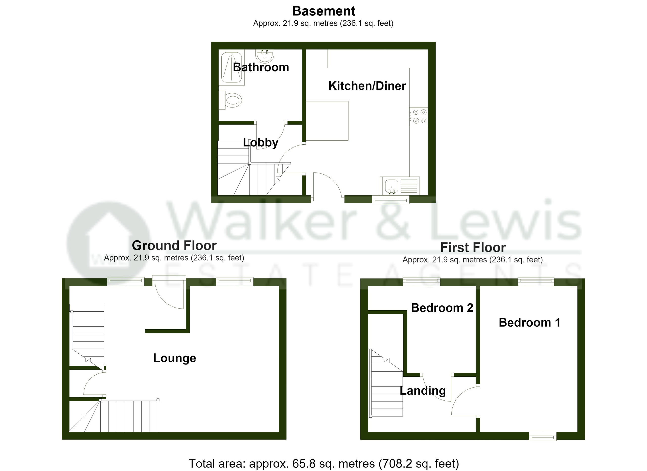 168 High Street, Merthyr Tydfil floorplan