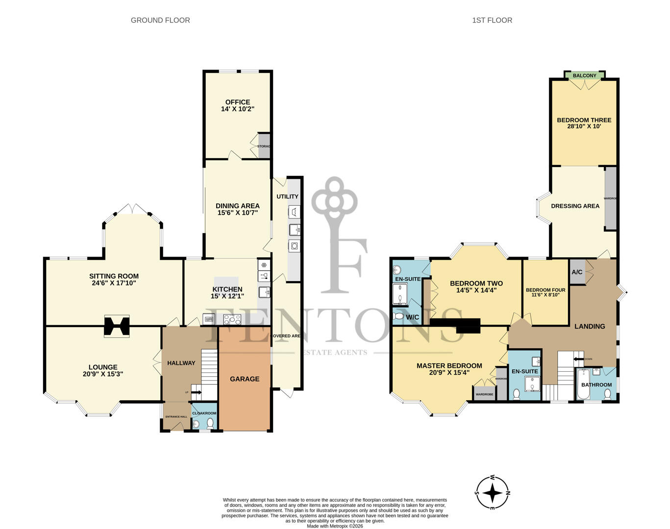 11, Second Avenue, Frinton-on-Sea floorplan