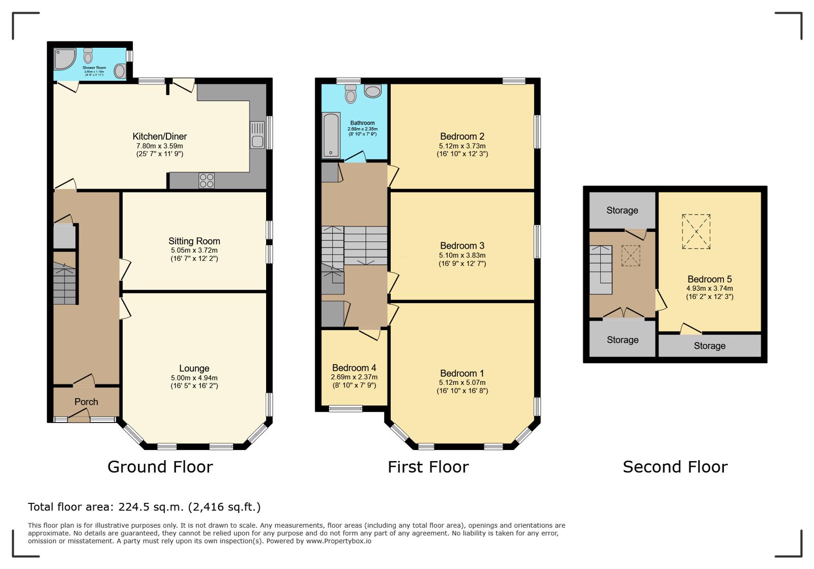 83, Aigburth Road, Liverpool floorplan