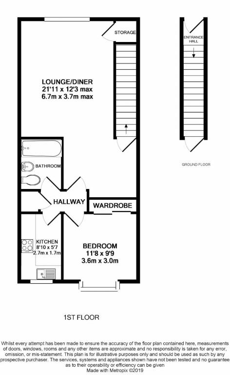 1 Bedrooms Maisonette for sale in Wooland Court, Fleet GU52