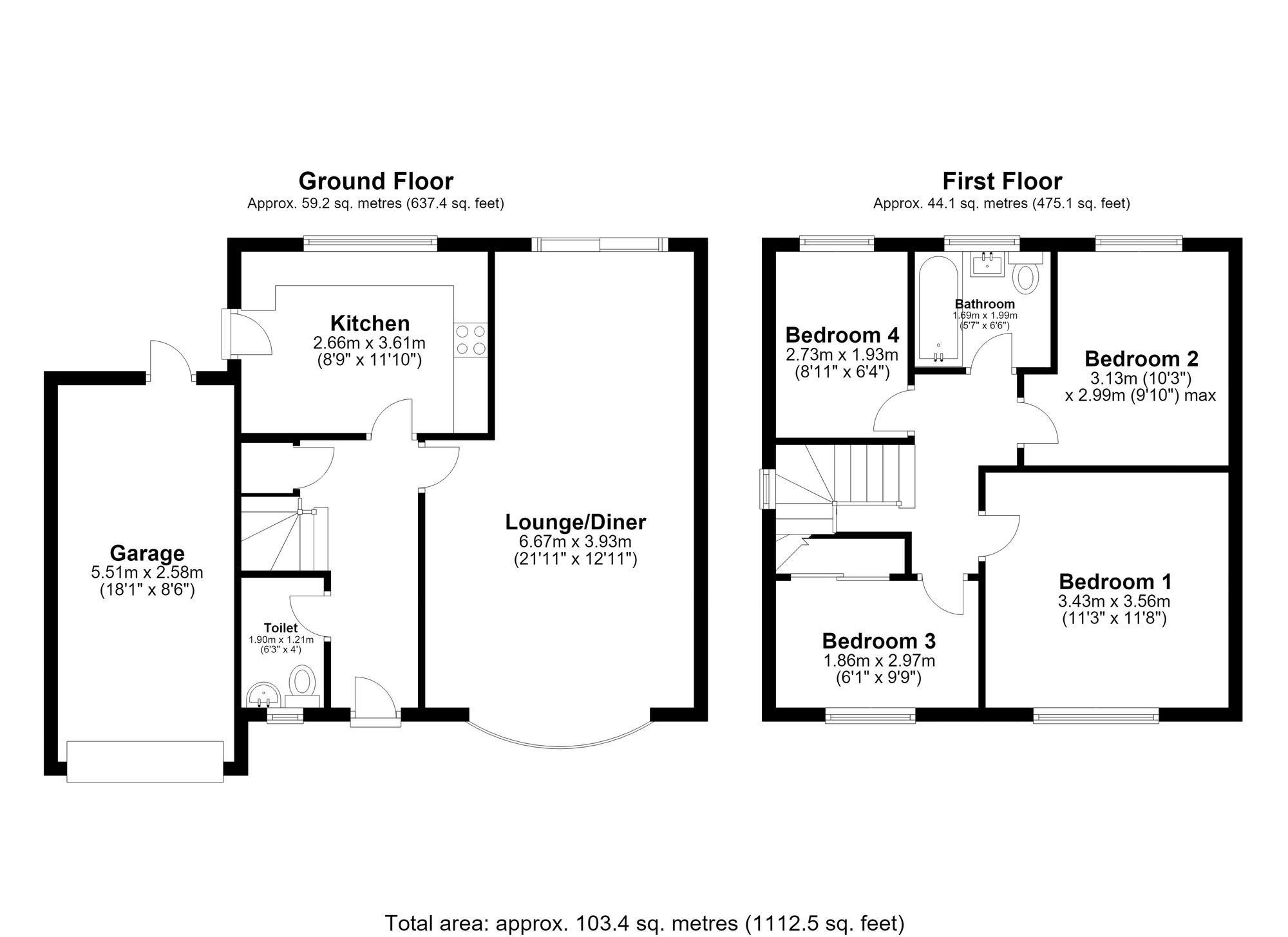 33 Bramley Avenue, St. Ives floorplan