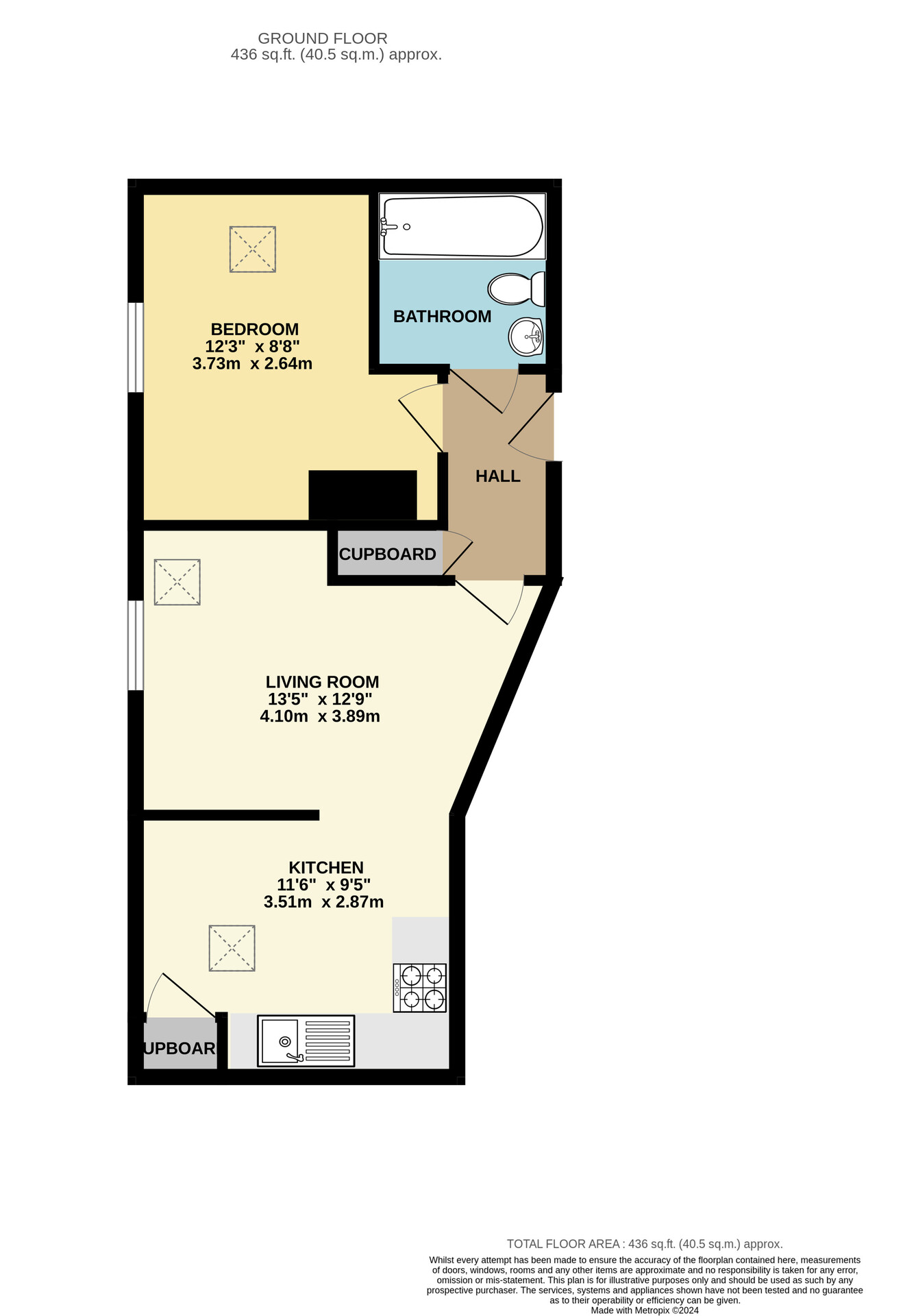 Flat 37, St. Josephs Field, Taunton floorplan