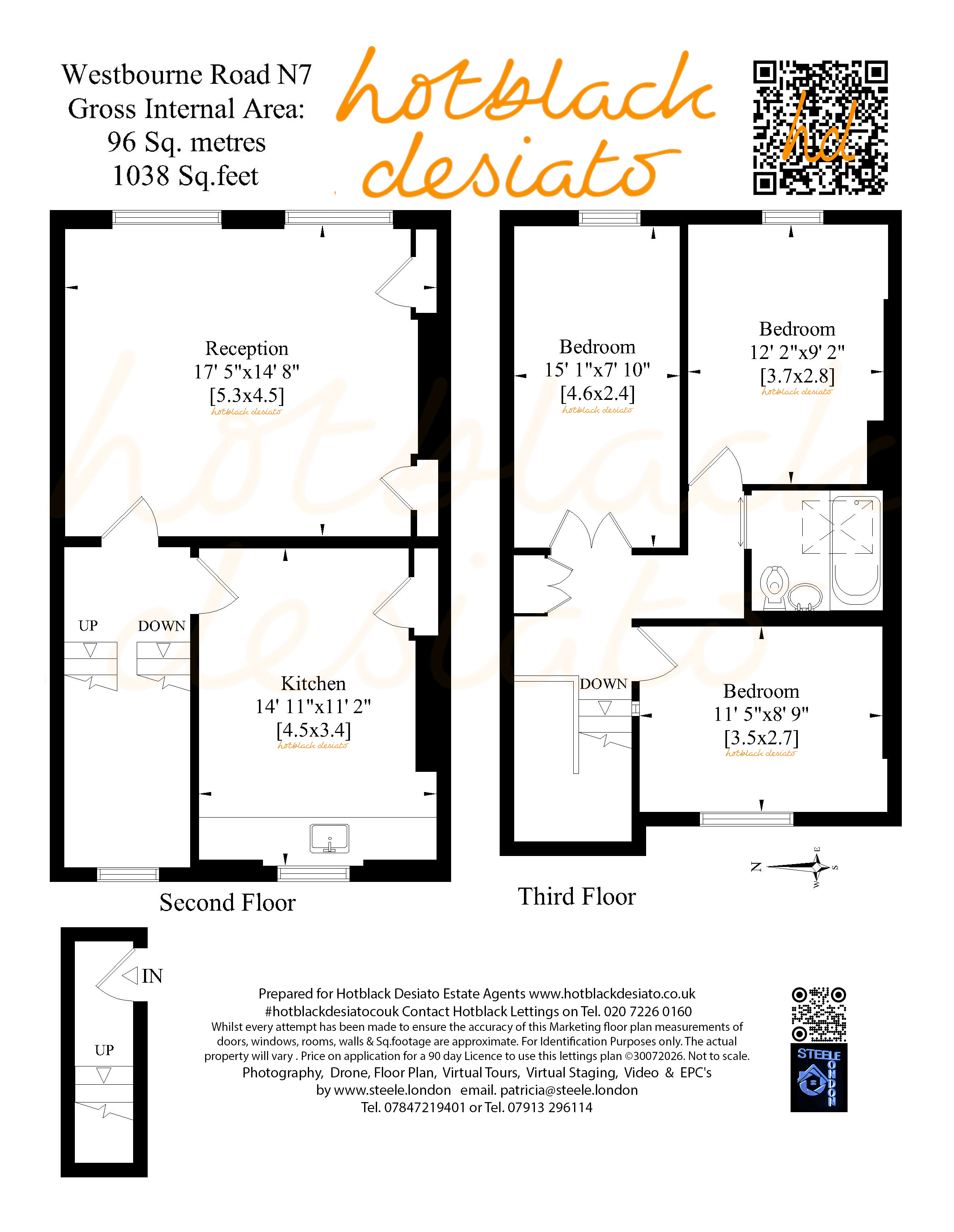9c, Westbourne Road, London floorplan