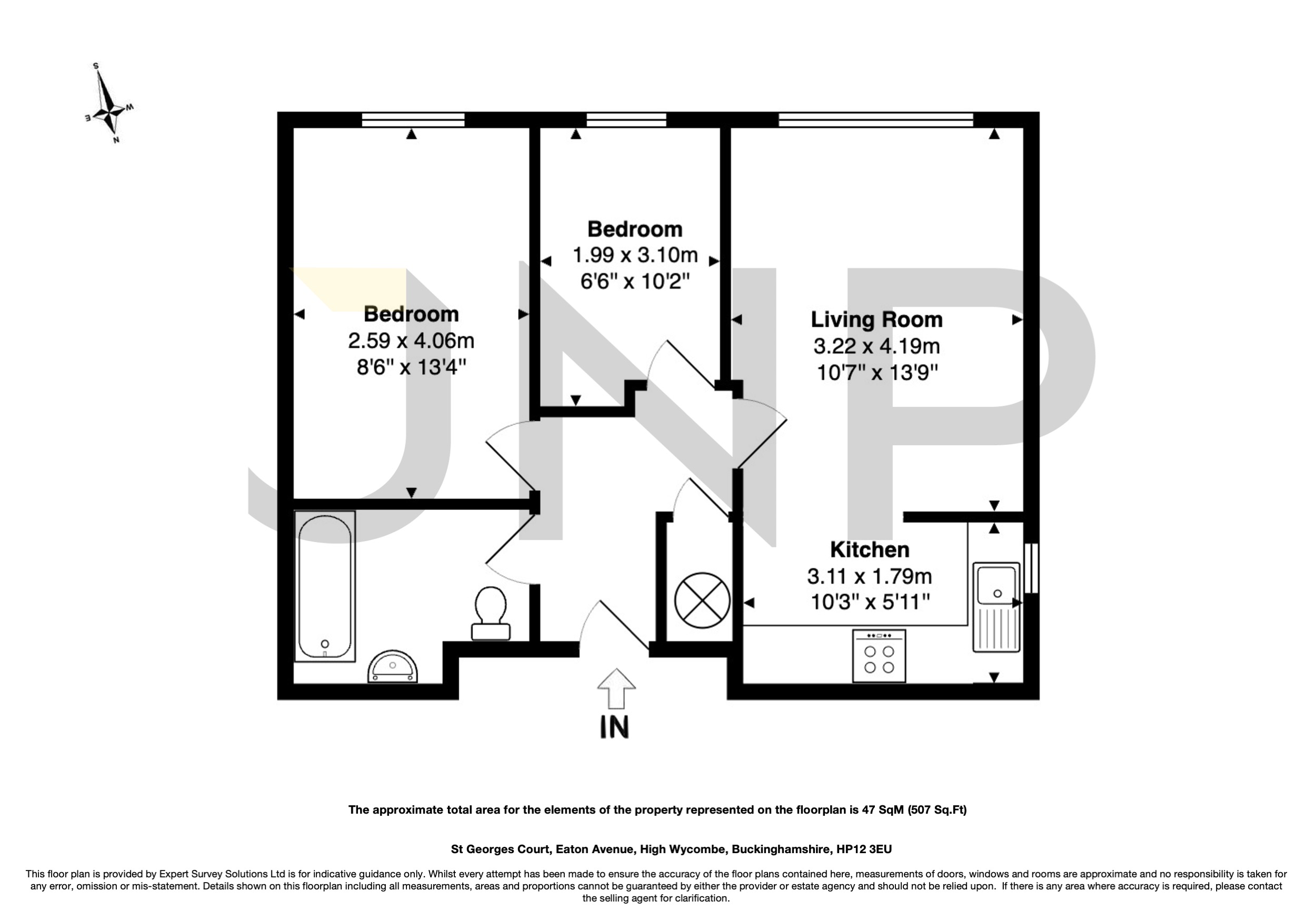 9, St. Georges Court, High Wycombe floorplan