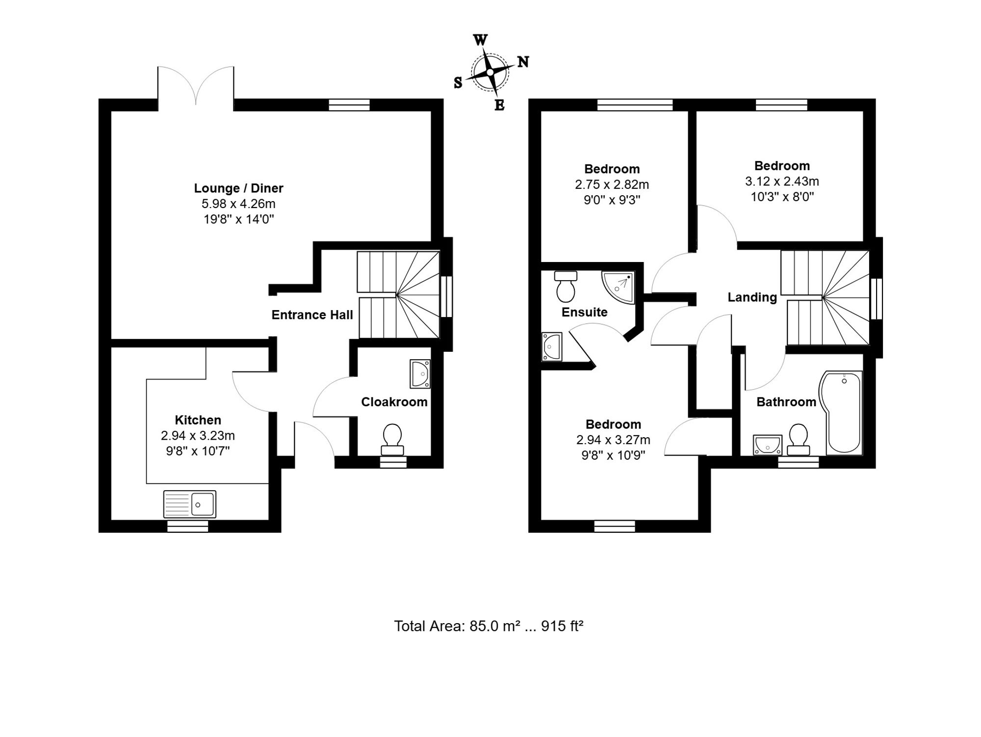 7 Abbey Road, Leiston floorplan
