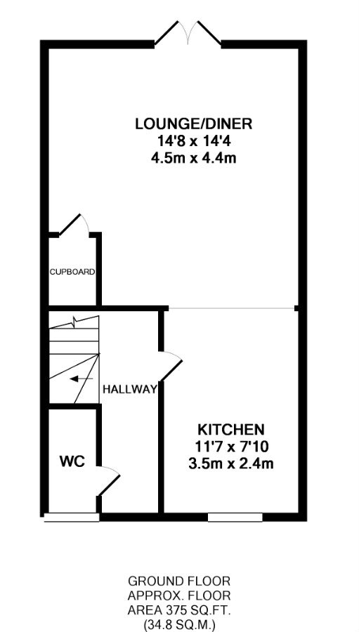 3 Bedrooms  to rent in Appledore Road, Bedford MK40