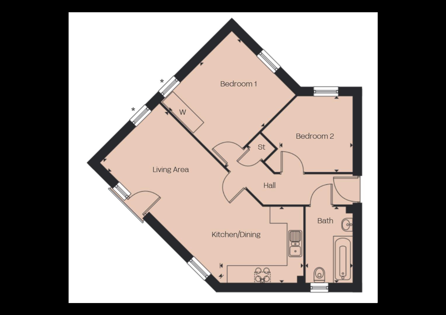 25, Taylor Way, Gedling floorplan