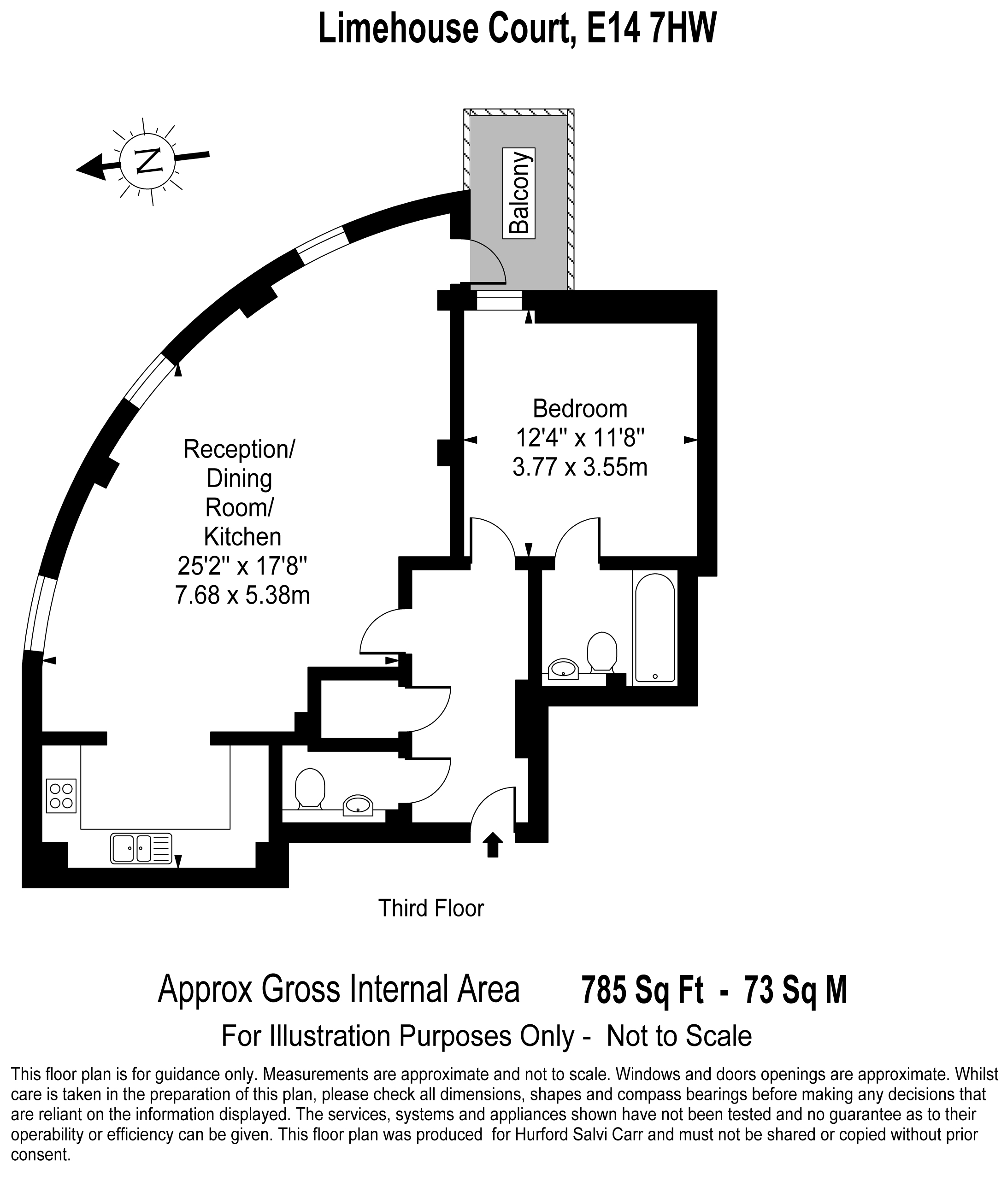 1 Bedrooms Flat for sale in Wharf Lane, London E14