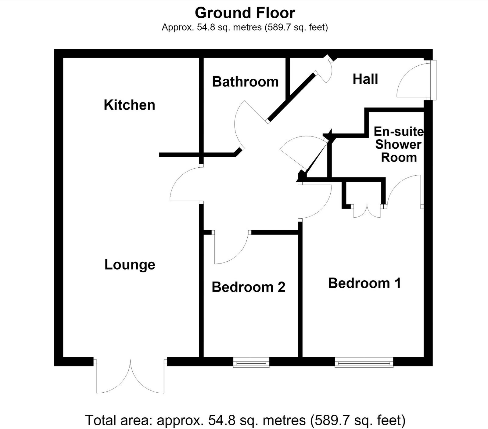 Caer Castell House,4, Coychurch Road, Bridgend floorplan