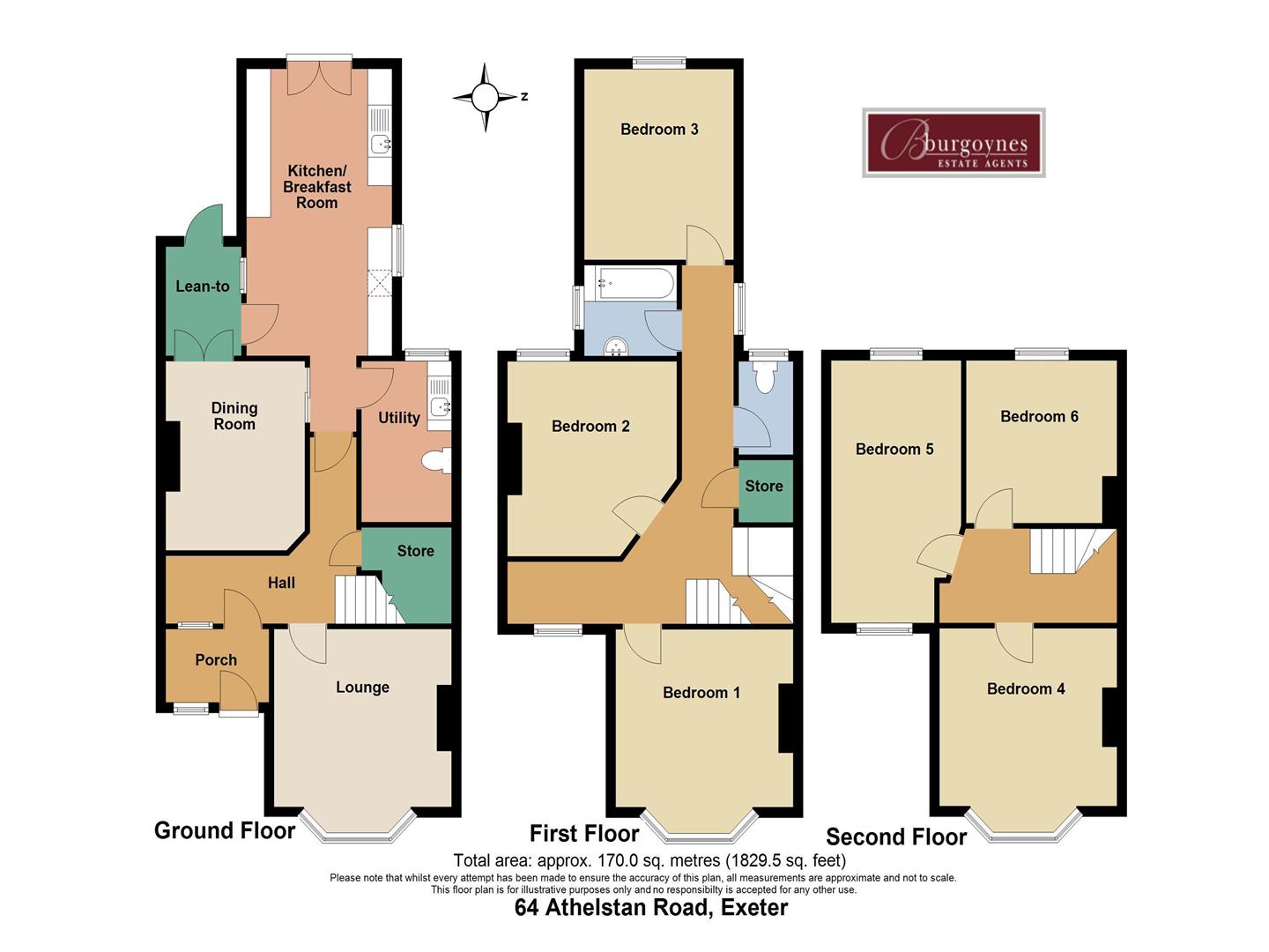 64, Athelstan Road, EXETER floorplan