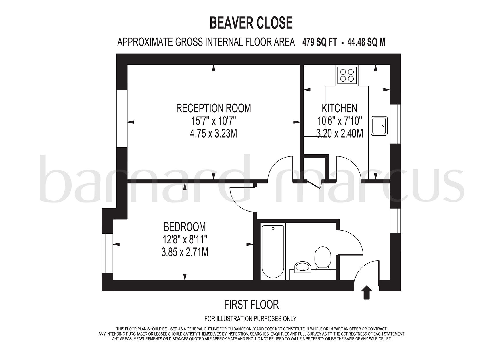 15, Beaver Close, Morden floorplan