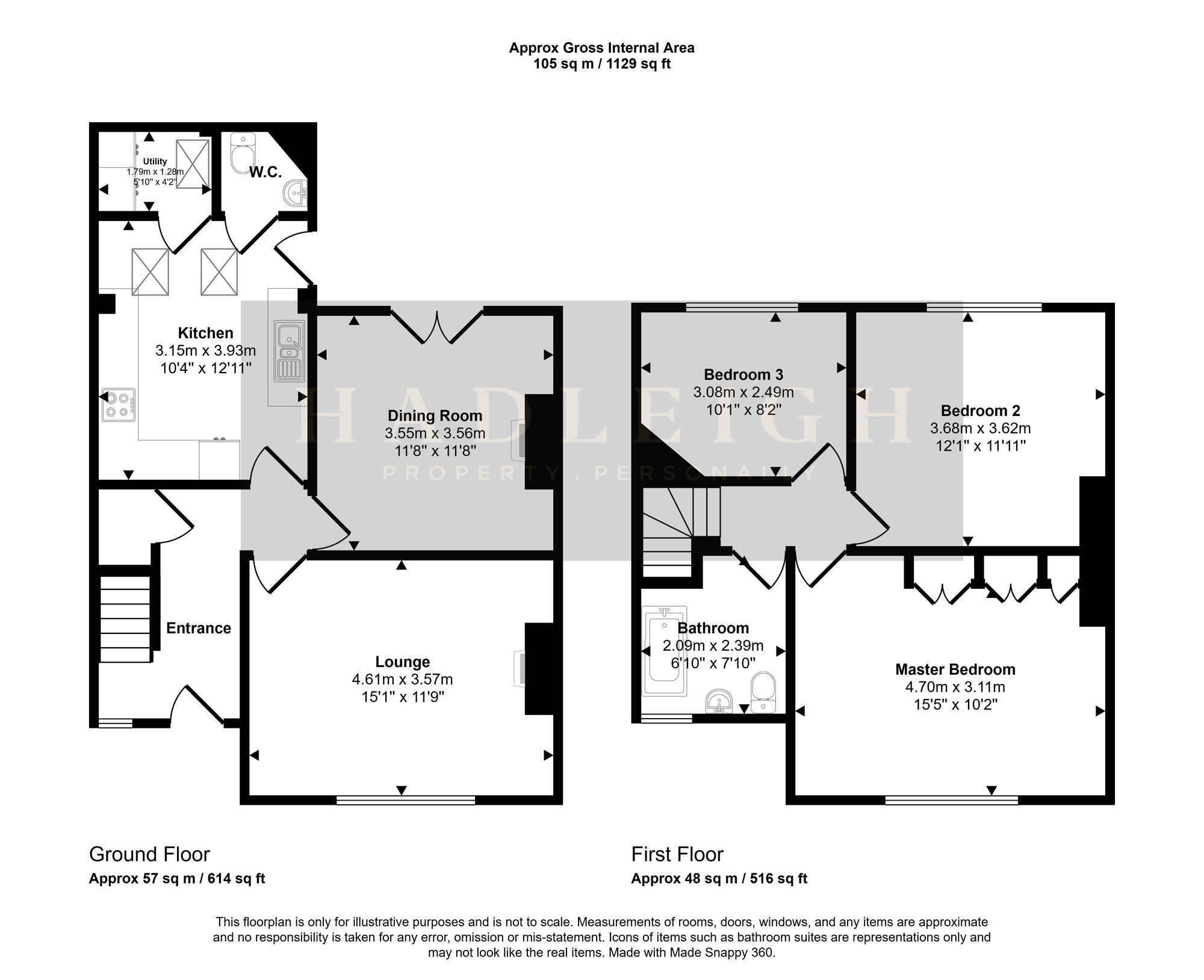 10 Park Edge, Birmingham floorplan