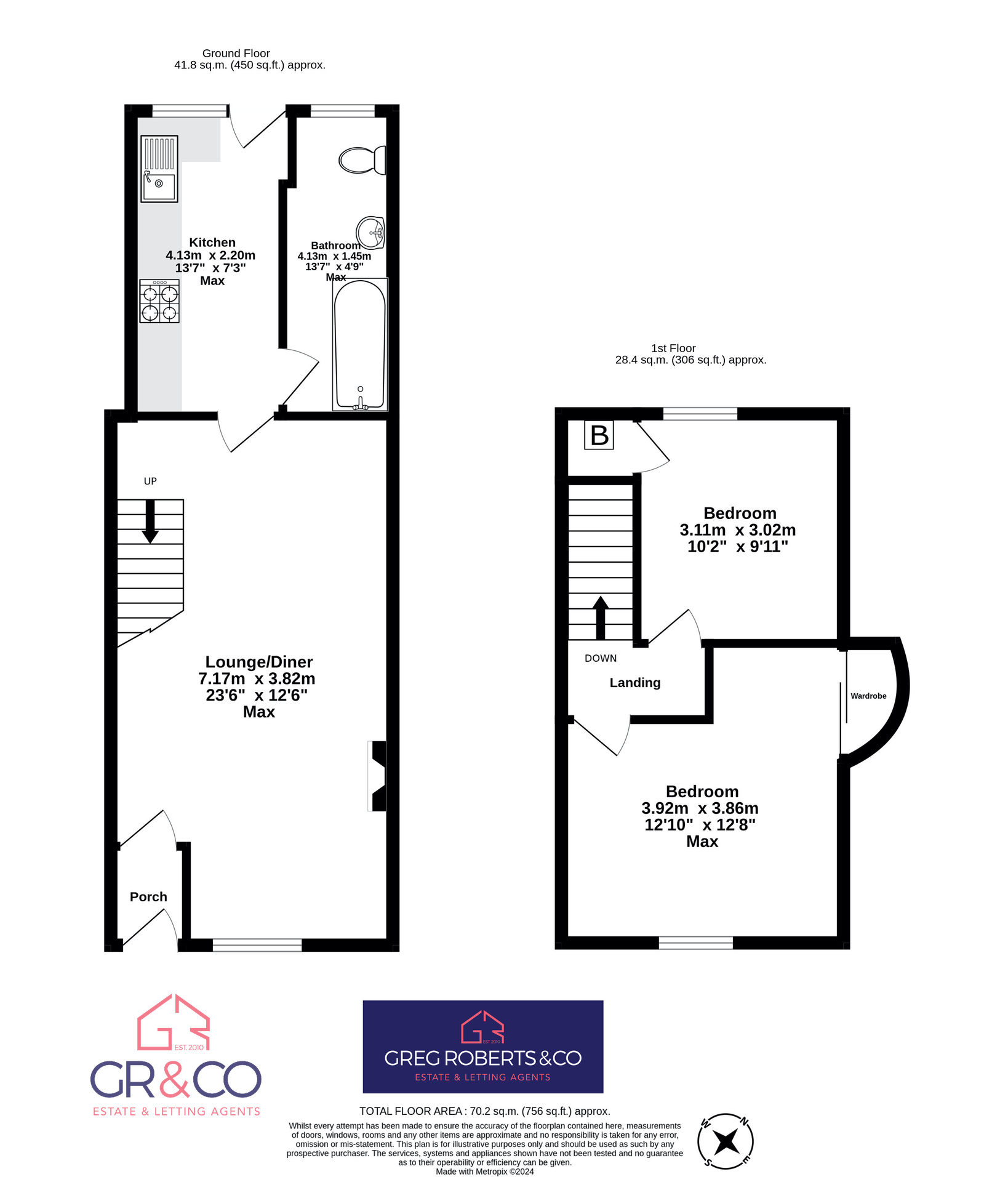 51 Park Hill, Tredegar floorplan