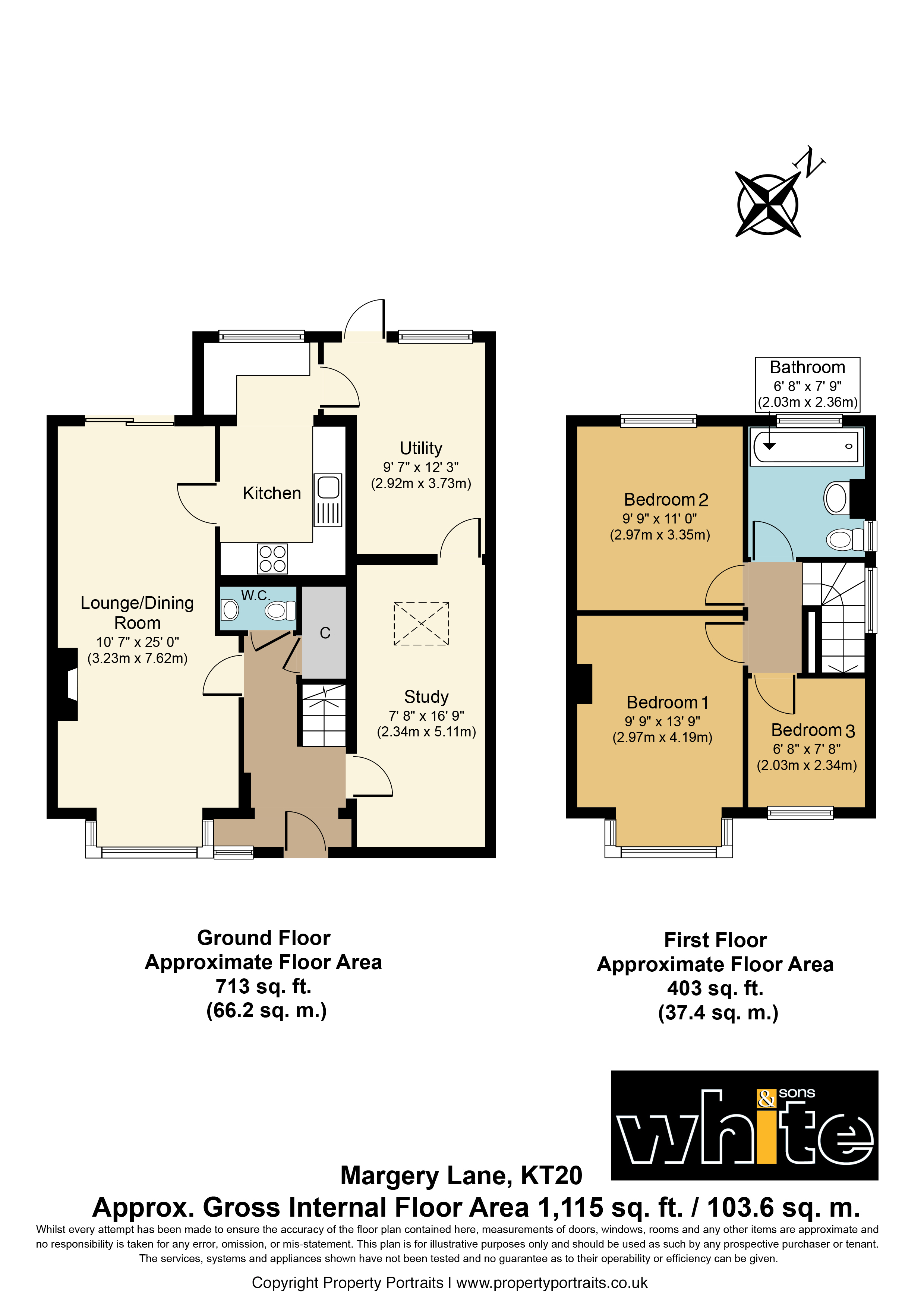 3 Bedrooms Semi-detached house for sale in Margery Lane, Lower Kingswood, Tadworth, Surrey KT20