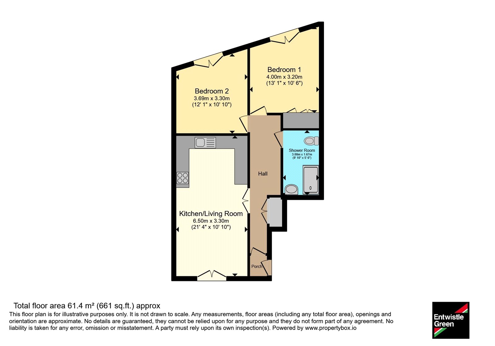 Apartment 4, Park View Apartments, 170, North Road, Merseyside floorplan