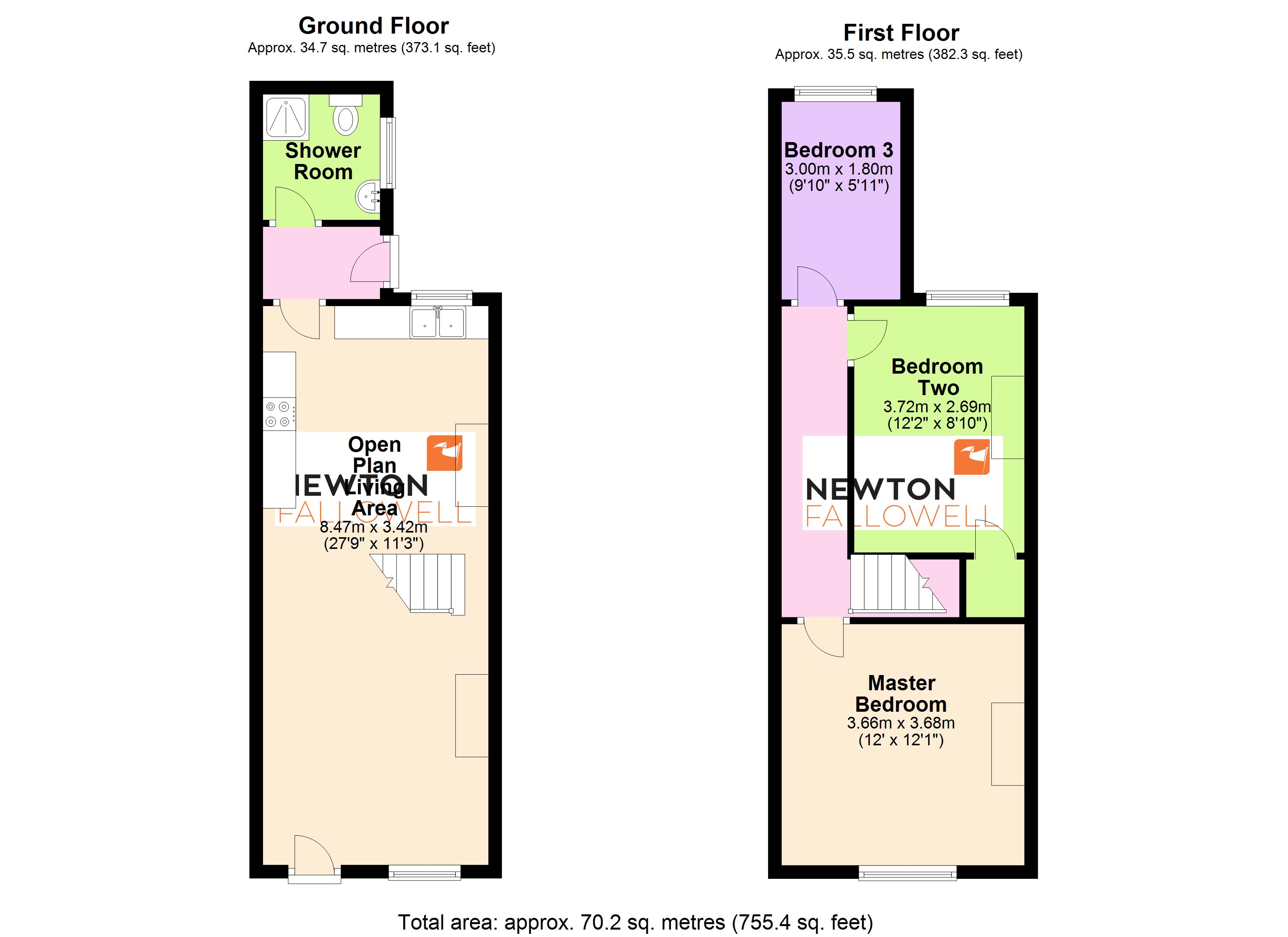 Swannington Road, Coalville LE67, 3 bedroom terraced house for sale