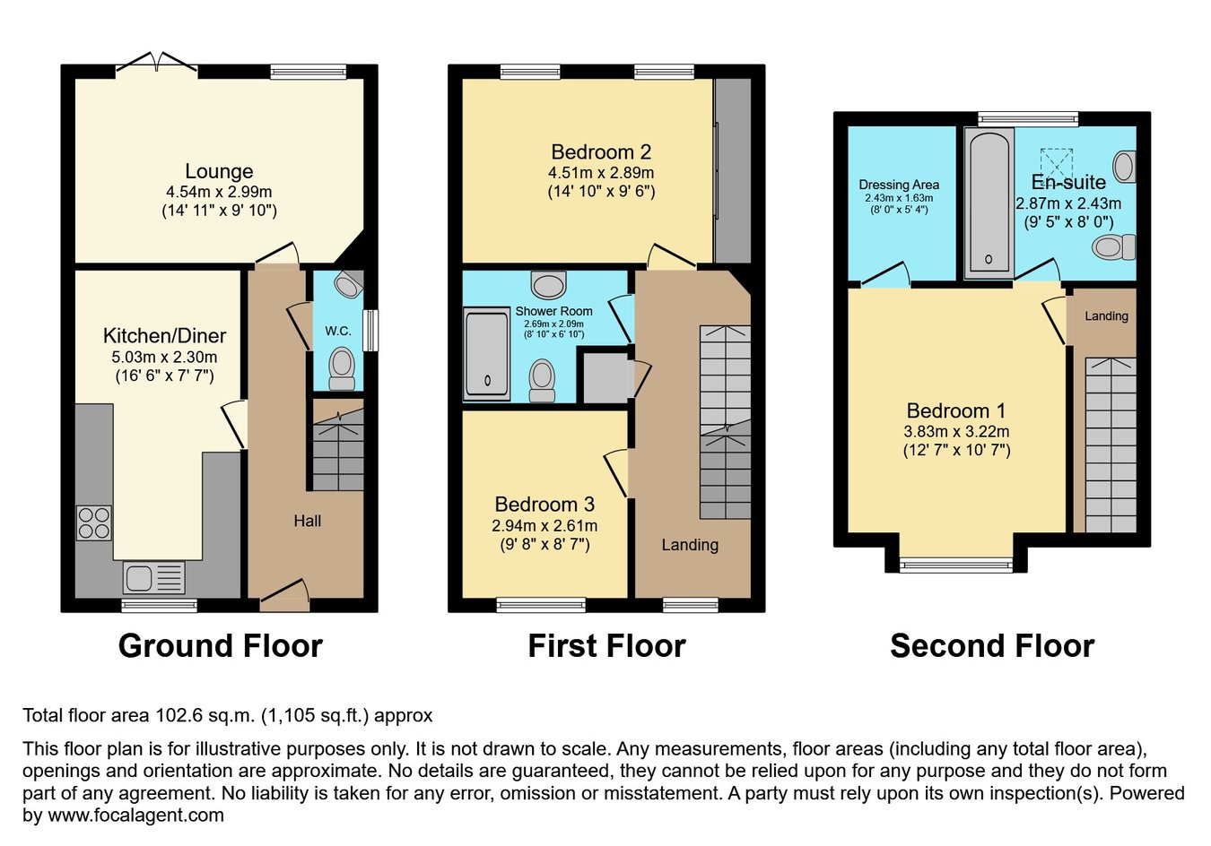 4, Oxford Close, Newcastle upon Tyne floorplan