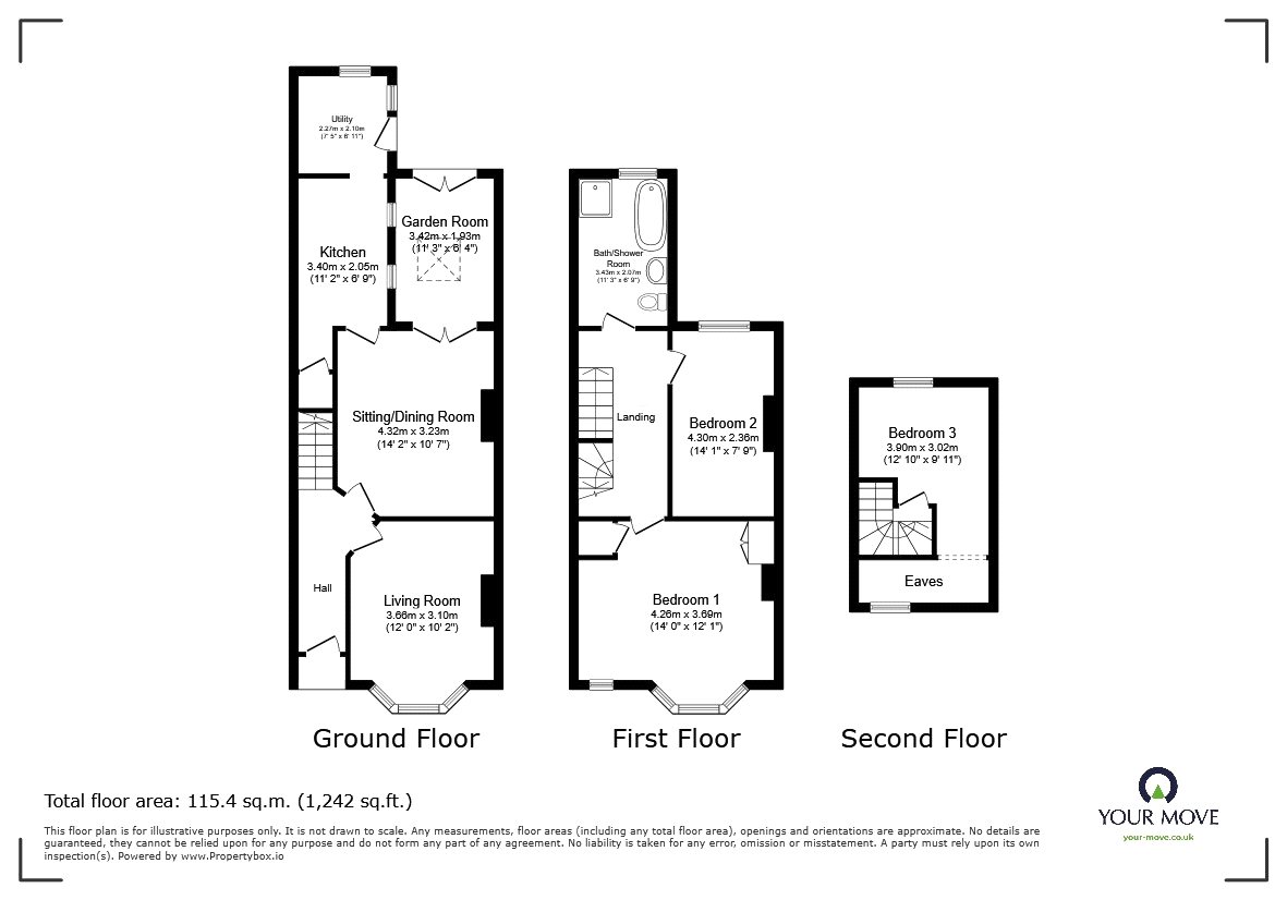 Hillcrest,, Station Avenue, Wrexham floorplan