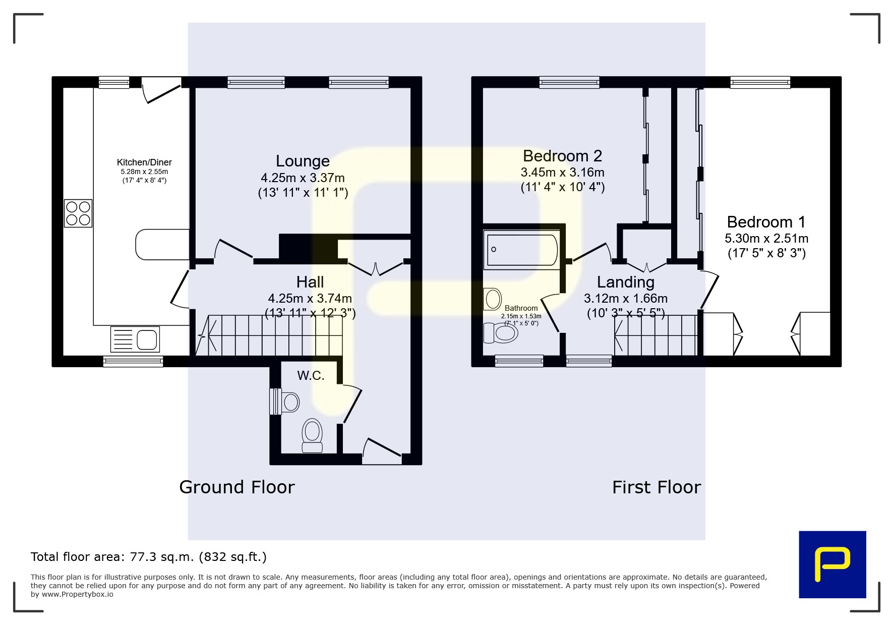 11, Seine Court, Jarrow floorplan