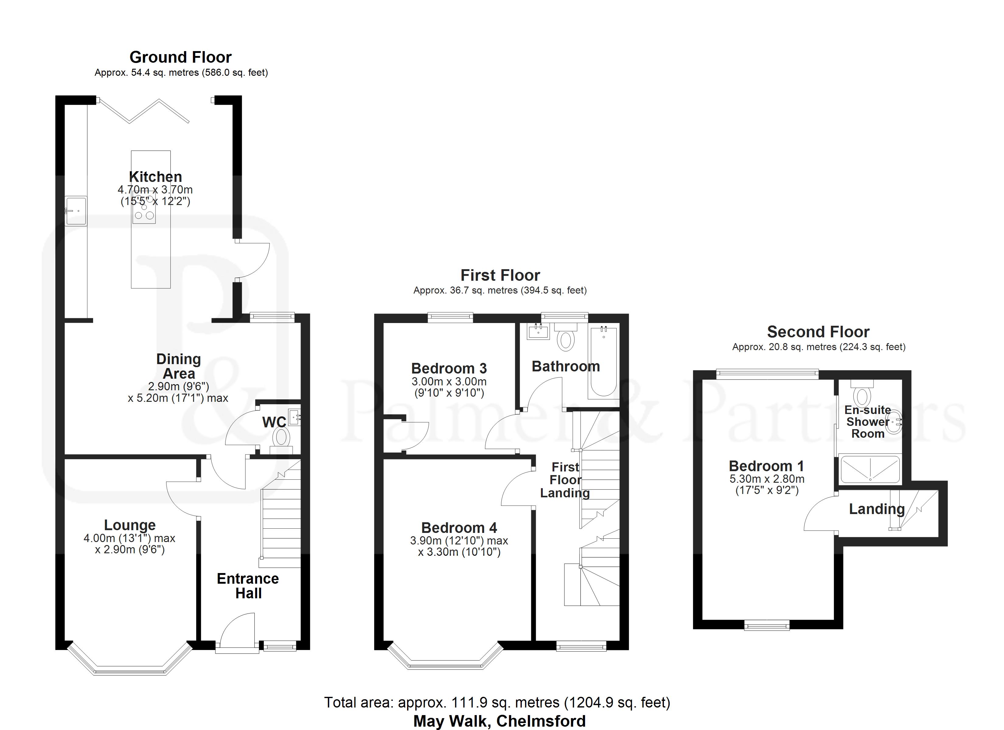 14, May Walk, Chelmsford floorplan