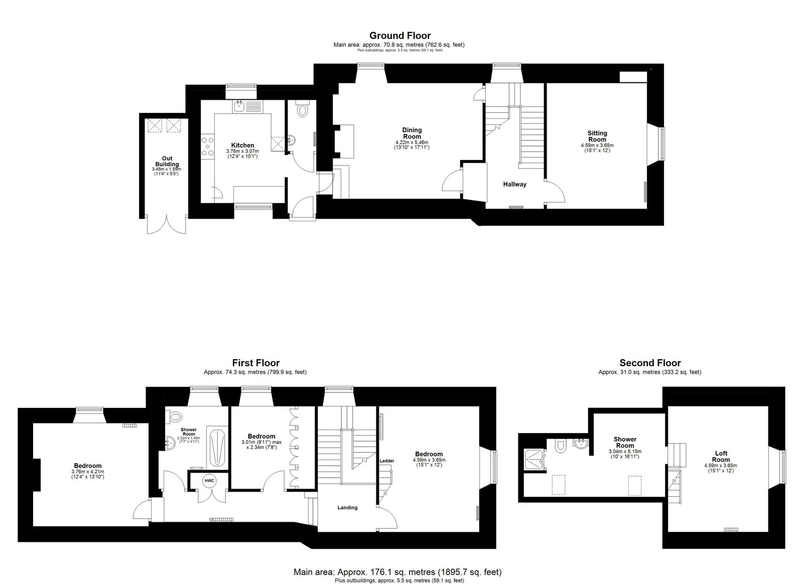 30, The Street, Badminton floorplan
