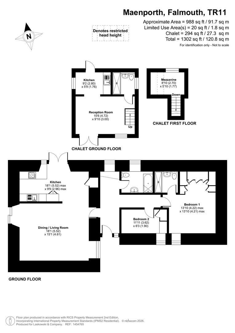 Skybervean, Maenporth, Falmouth floorplan