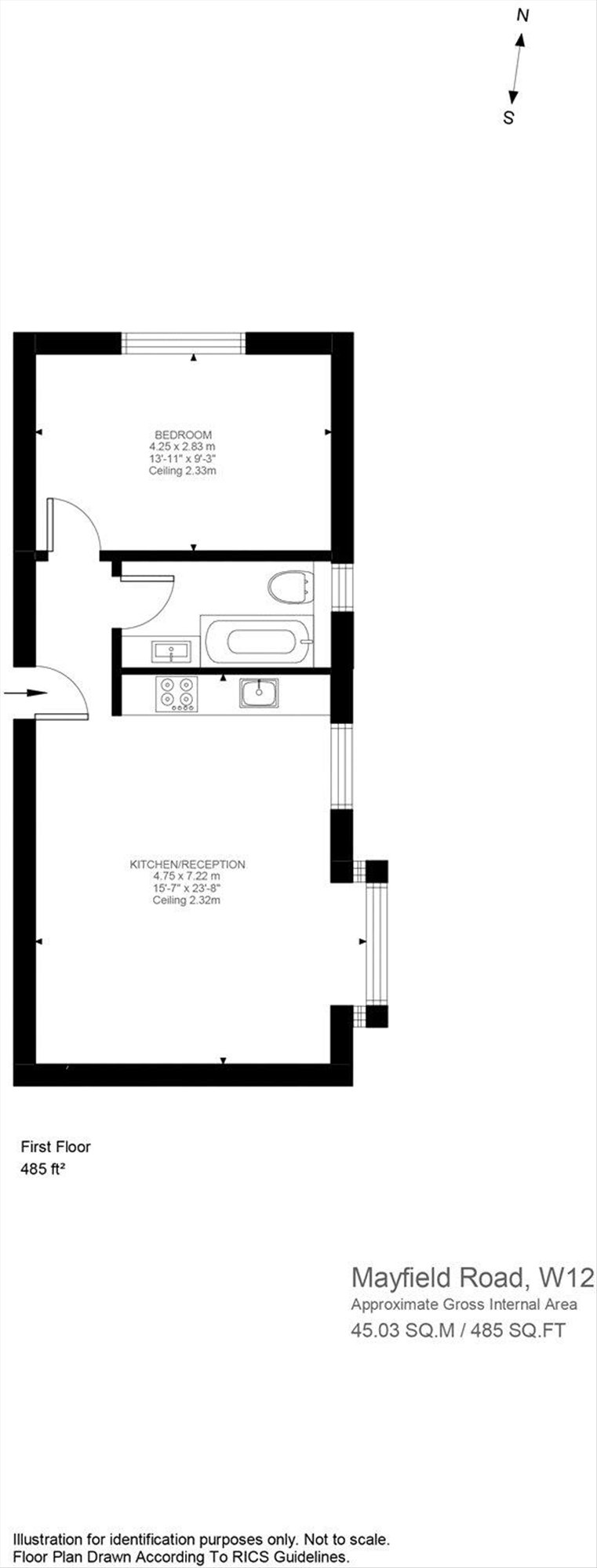 Mayfield Road, London floorplan