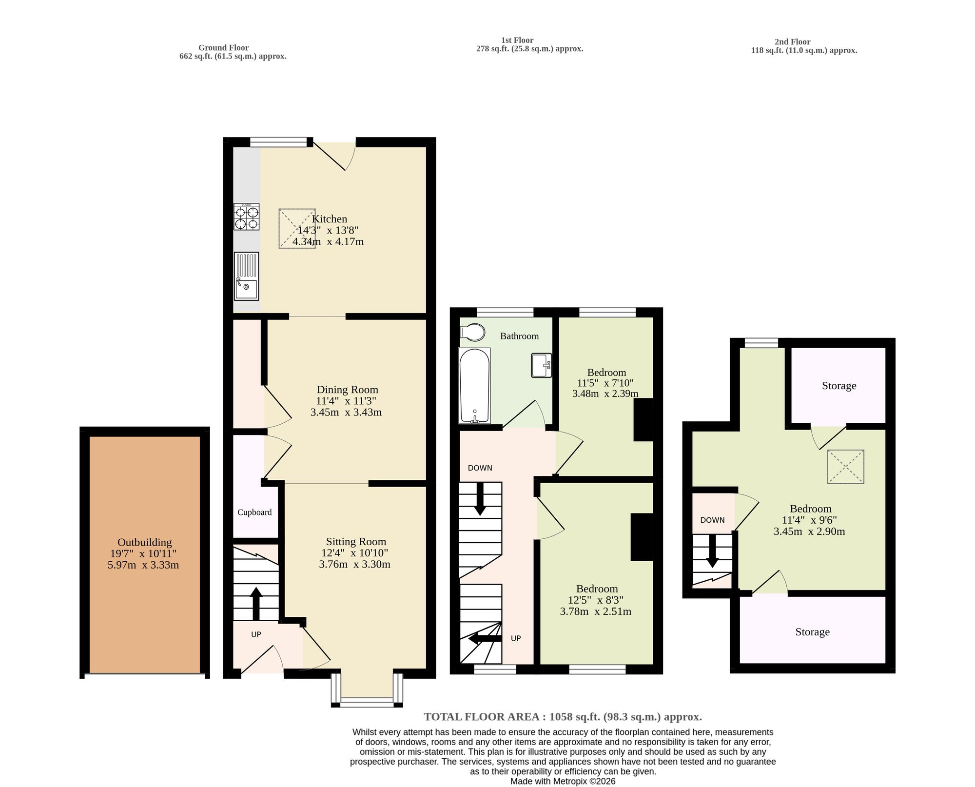 19 Beatrice Avenue, Dereham floorplan