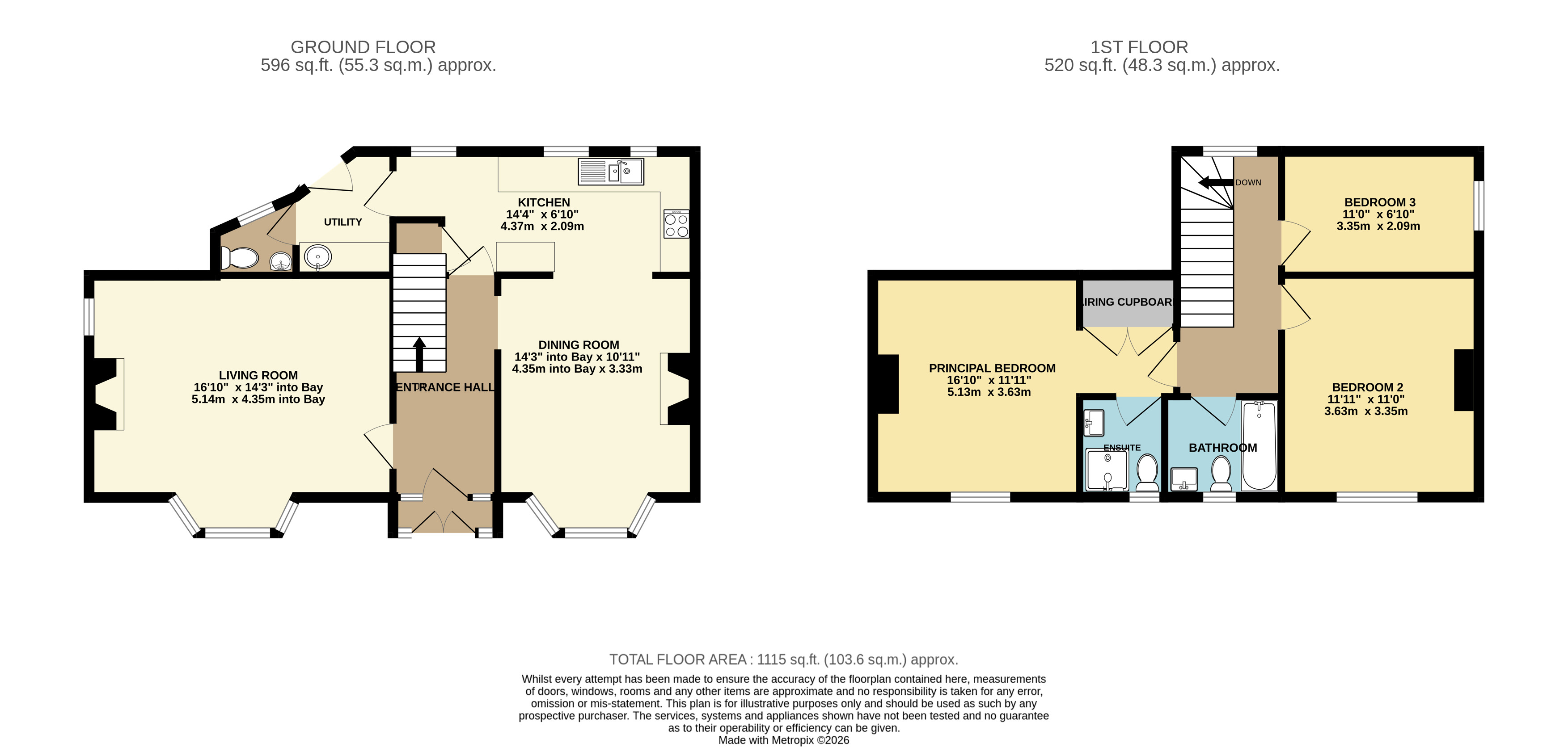Hillcot,, Higher Meadows, Beer floorplan