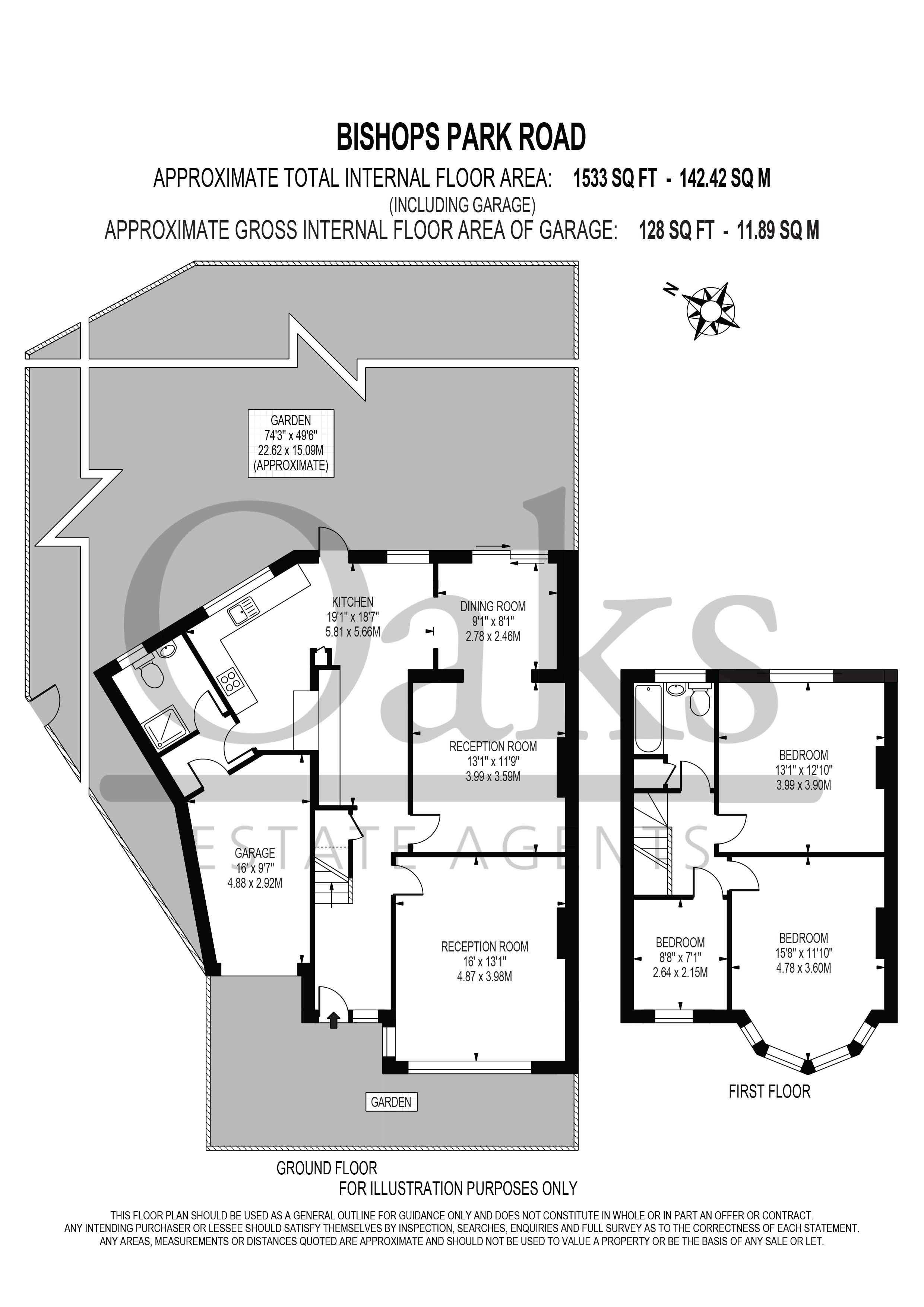 50, Bishops Park Road, London floorplan
