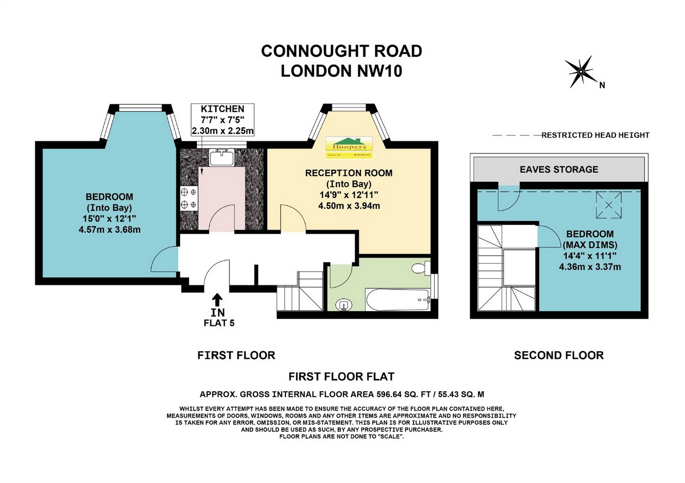 2 Bedrooms Flat for sale in Connaught Road, London NW10