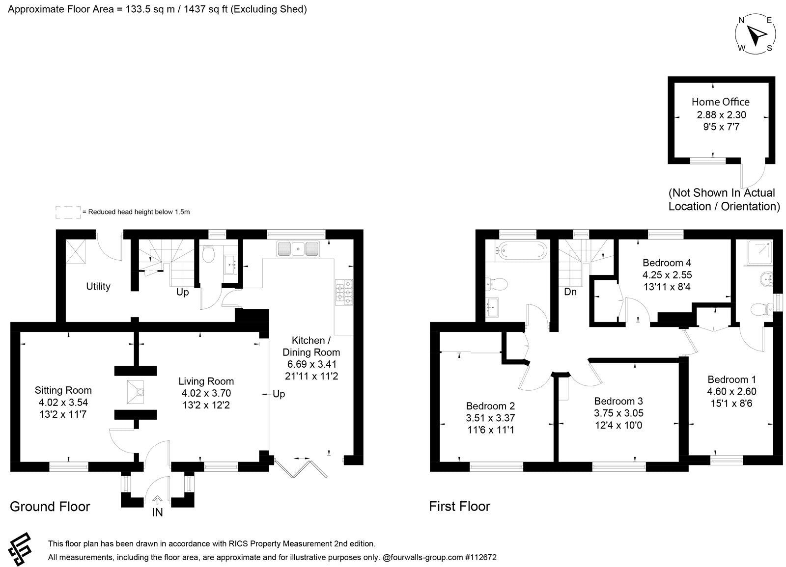 2 Mouland Cottages,, Dixons Lane, Stockbridge floorplan