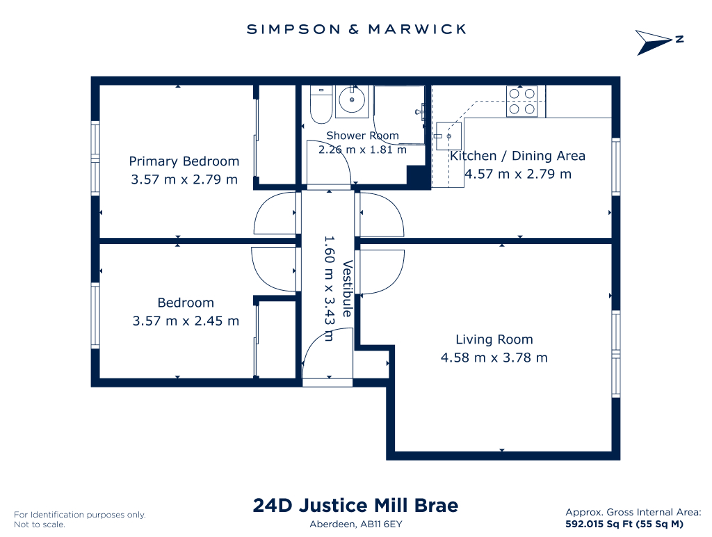 24D, Justice Mill Brae, Aberdeen floorplan