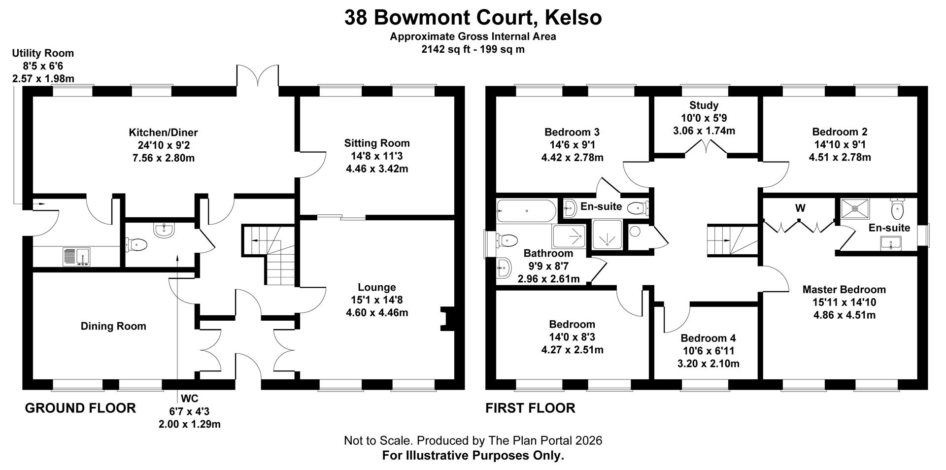 38, Bowmont Court, Kelso floorplan