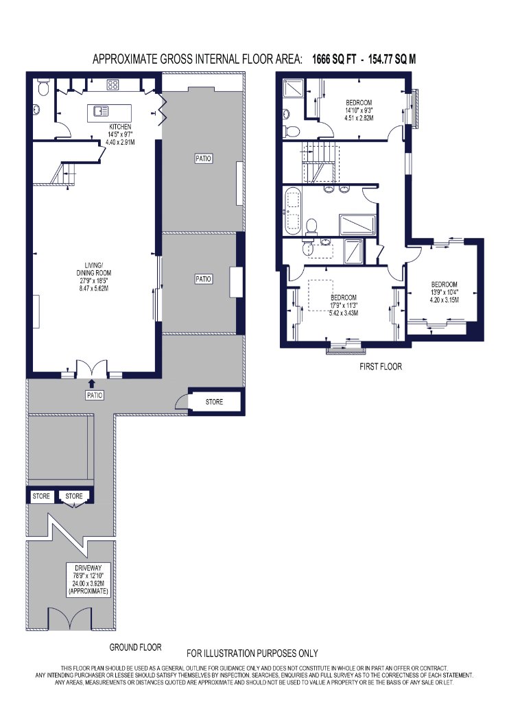 1A, Birkbeck Road, Beckenham floorplan