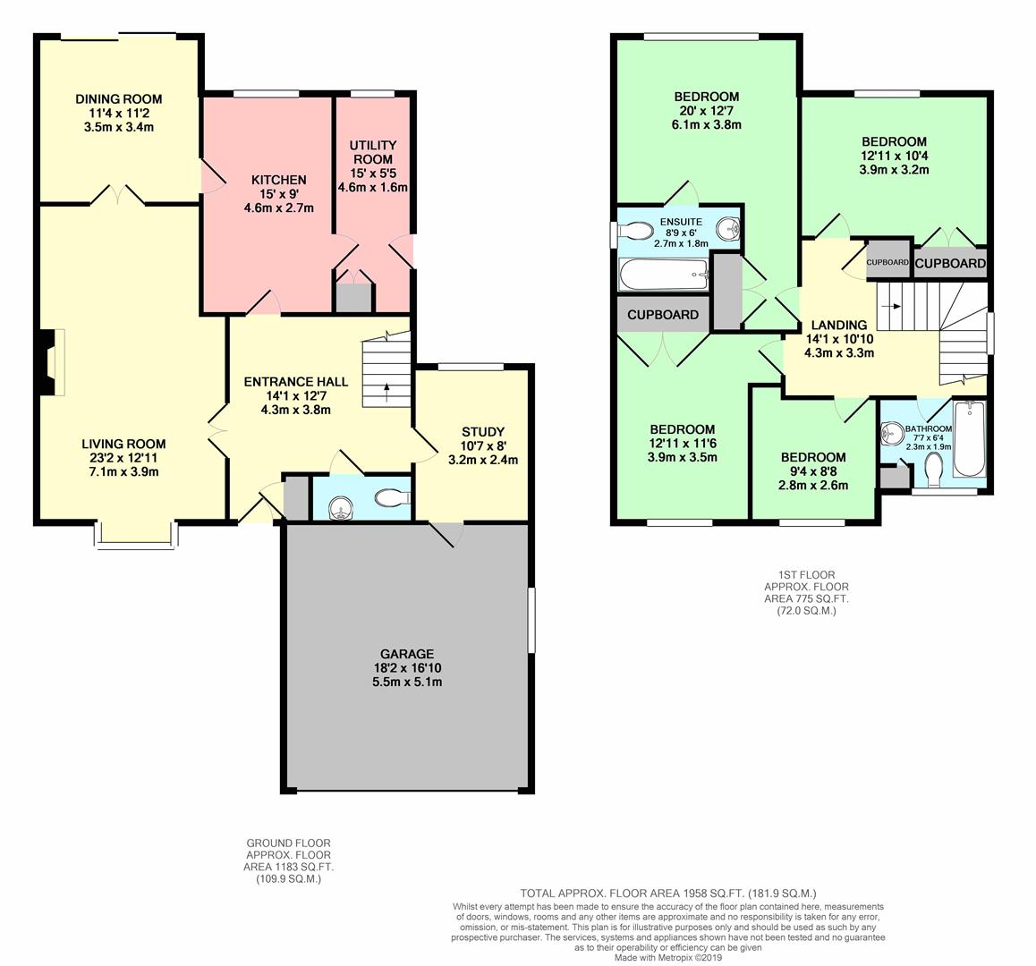 4 Bedrooms Detached house for sale in Conifer Drive, Tilehurst, Reading RG31