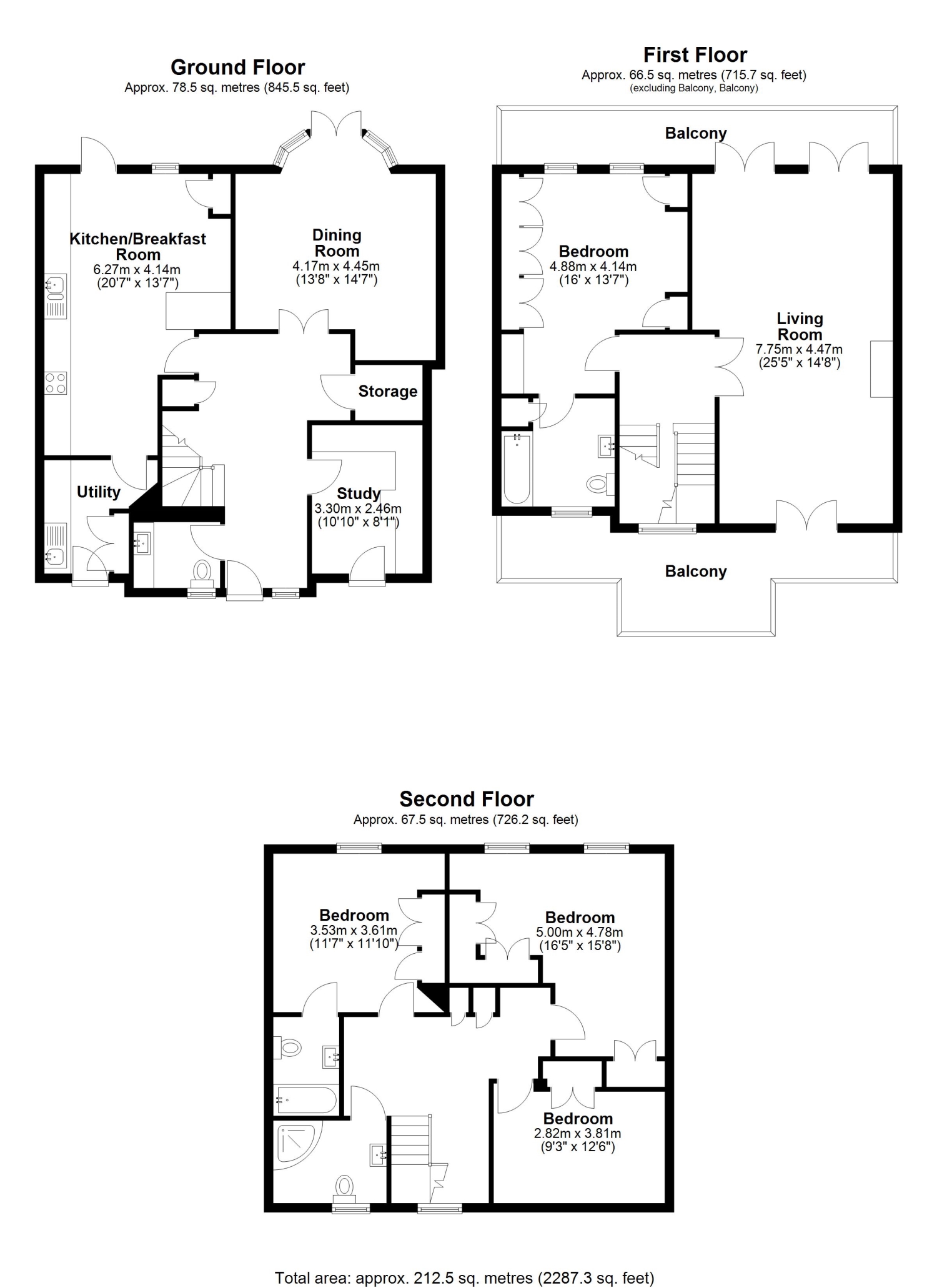 2, The Dell Bishopsgate Road, Englefield Green, Egham floorplan