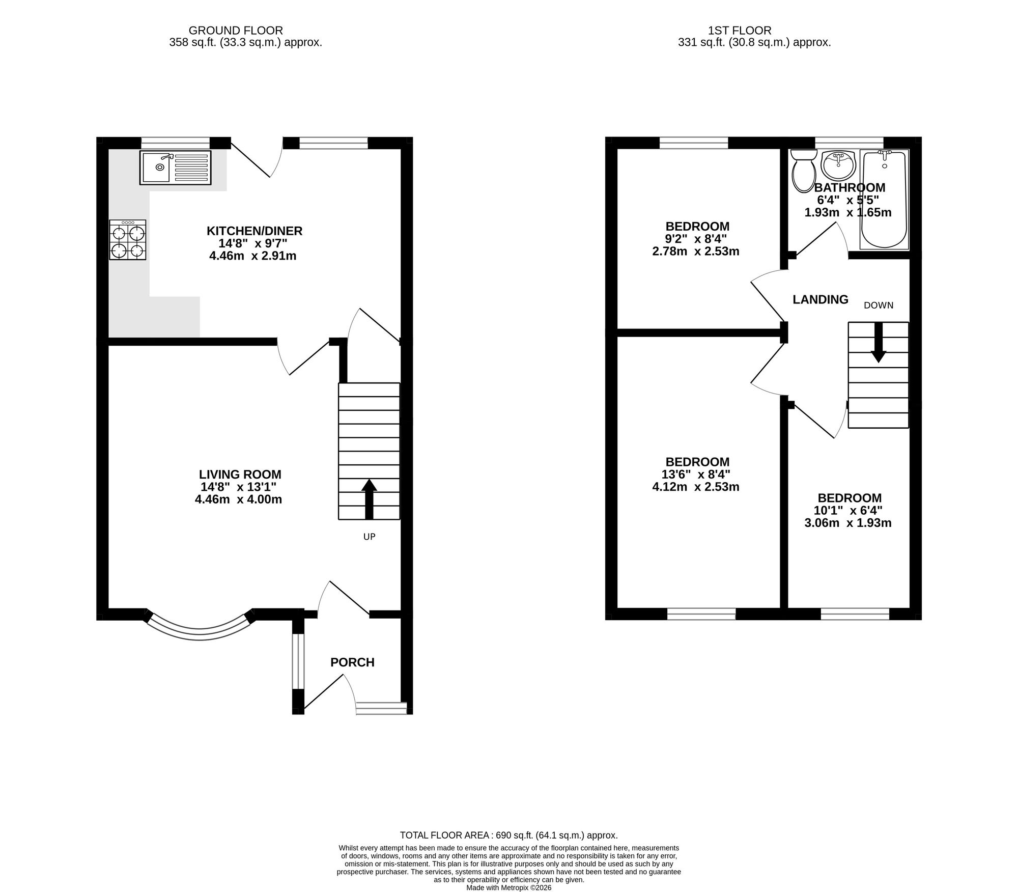 22 Aspen Way, Newport floorplan