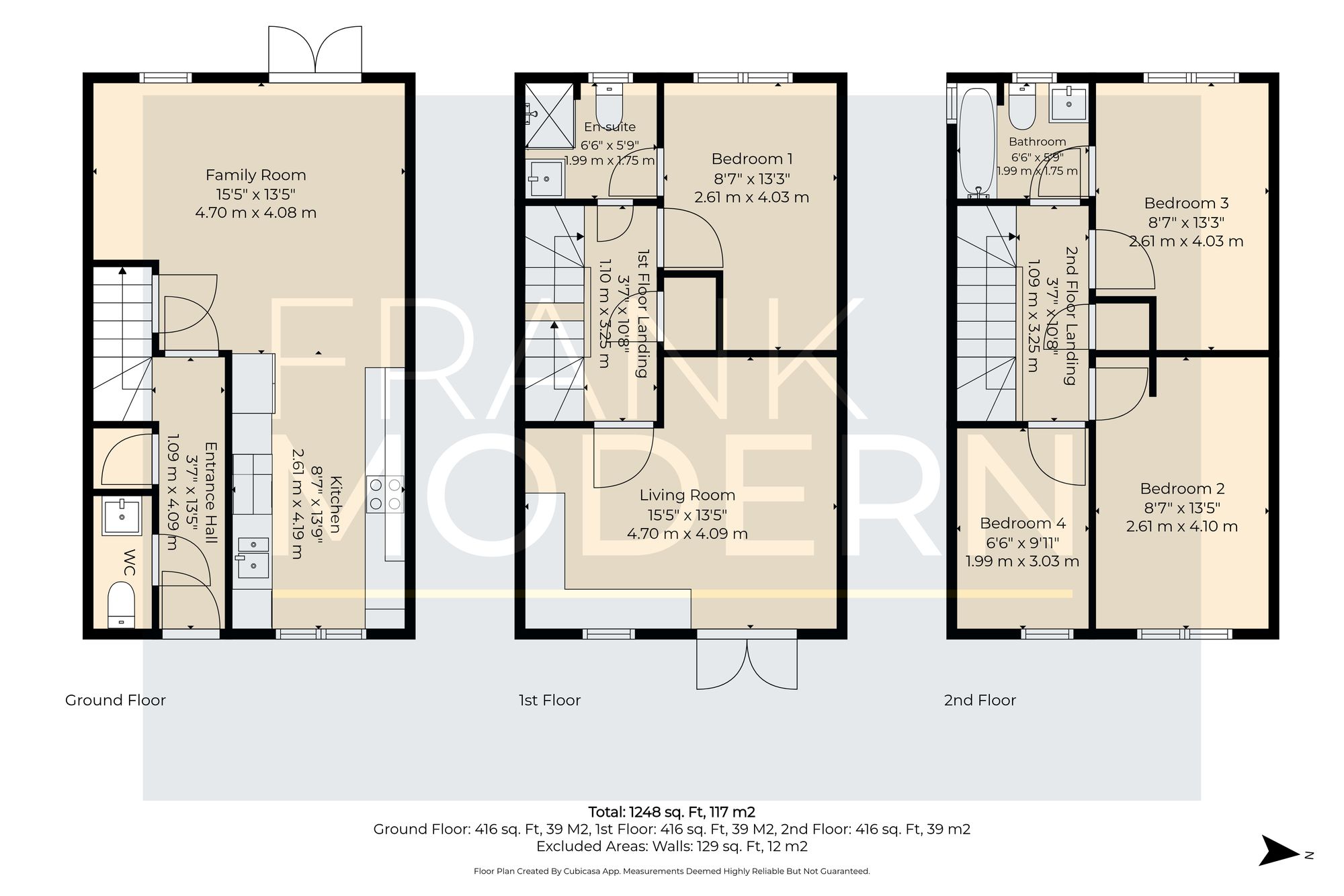 57 Westbury Drive, Peterborough floorplan