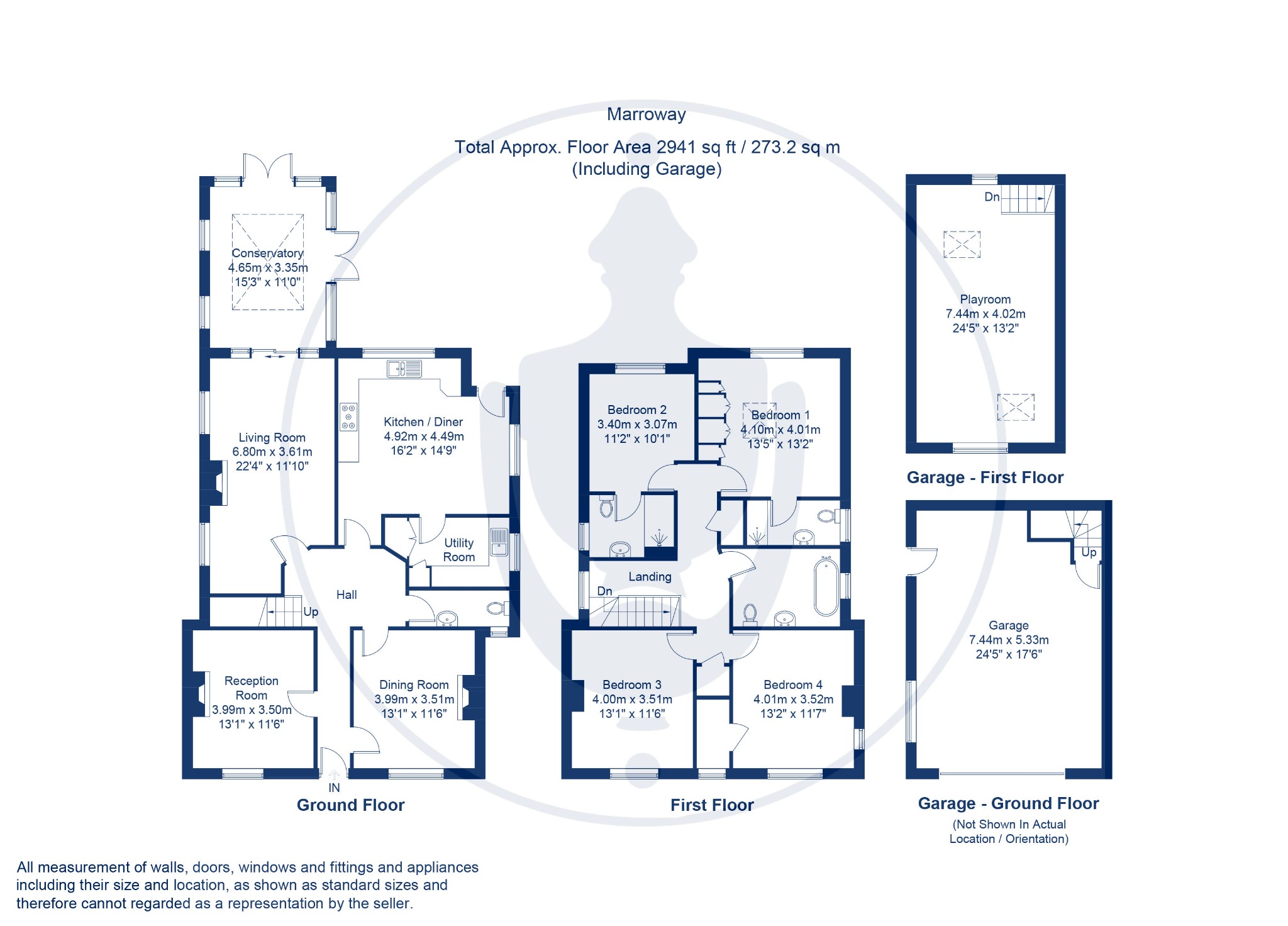 21 Marroway, Weston Turville, Buckinghamshire floorplan