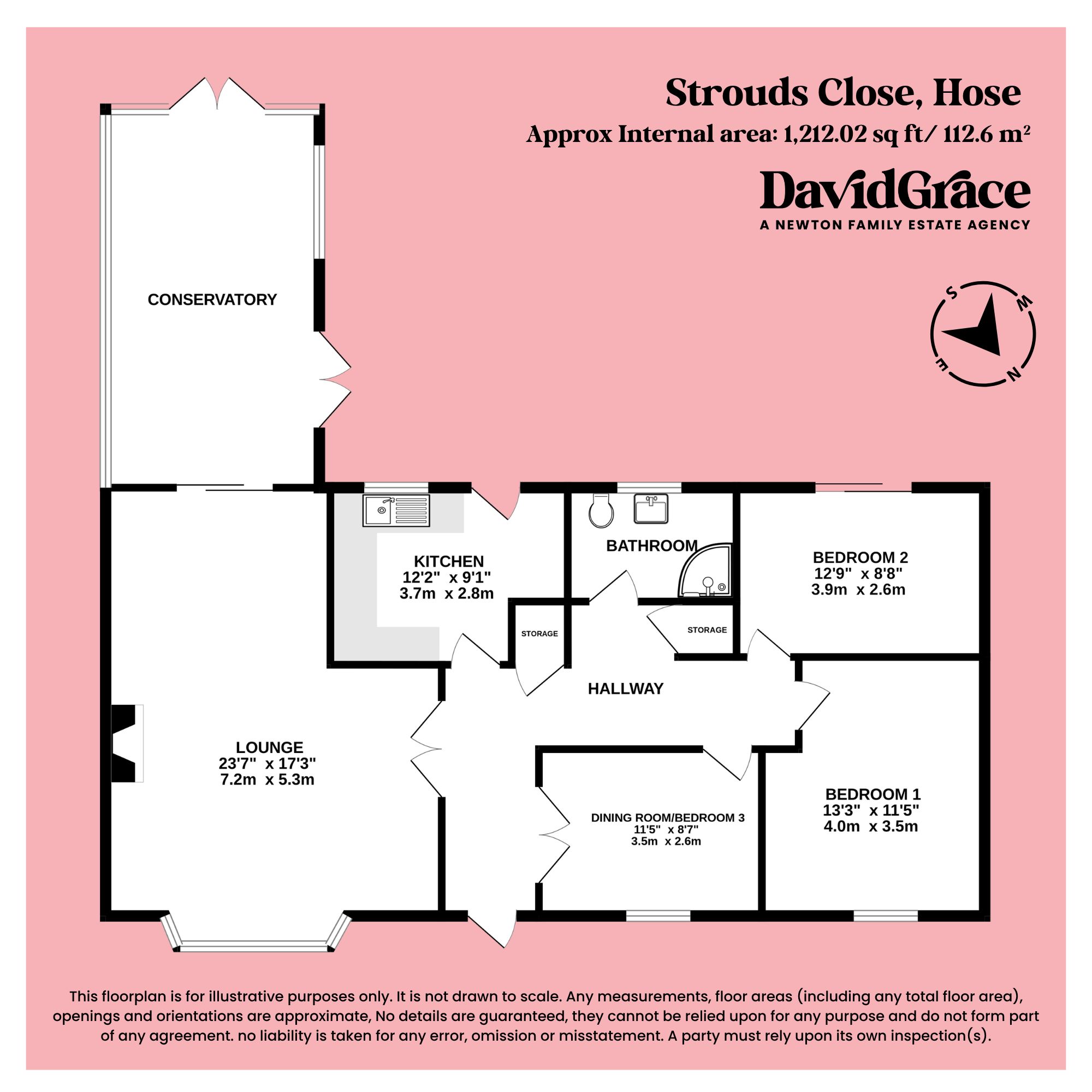 2 Strouds Close, Melton Mowbray floorplan