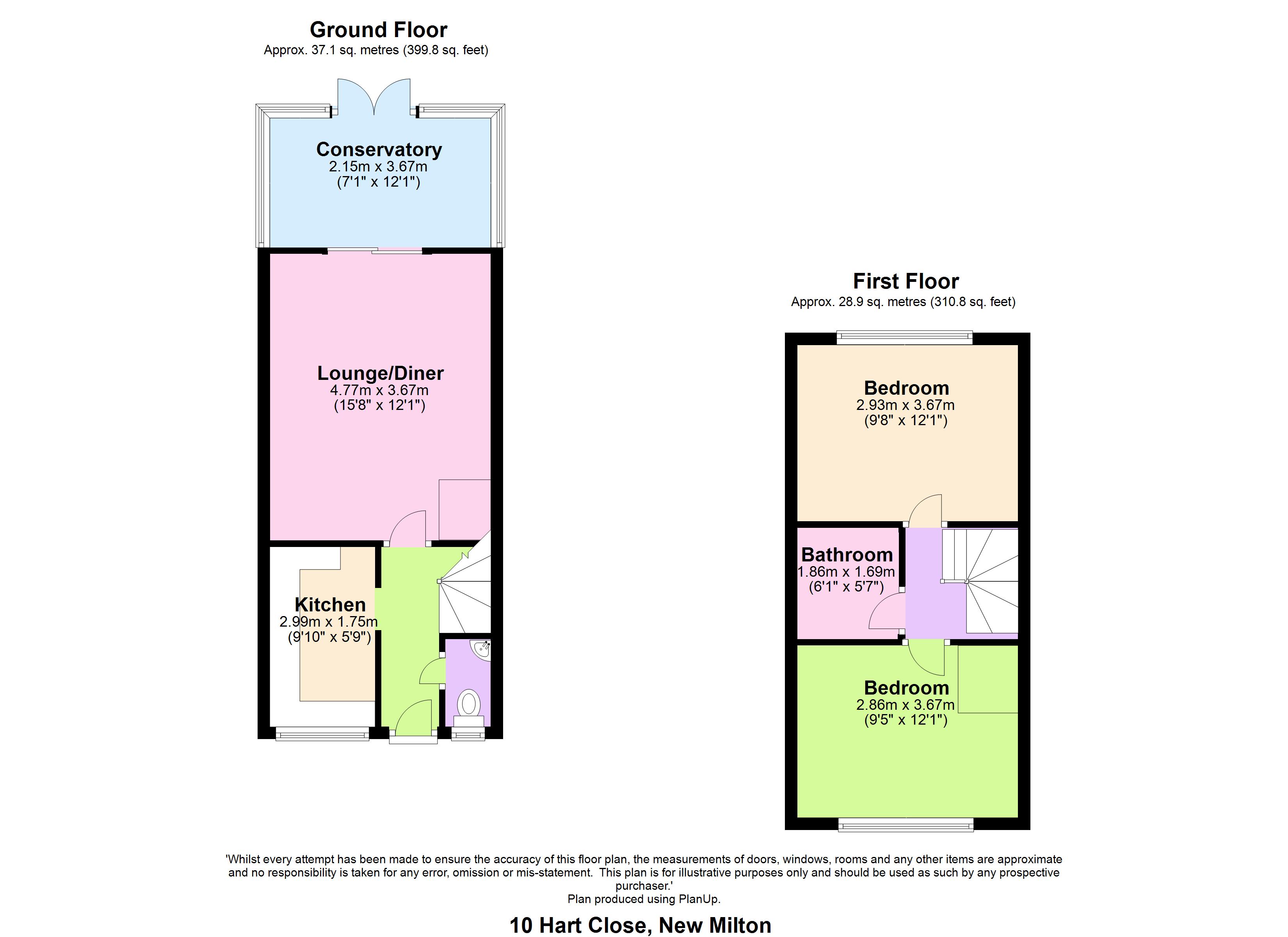 Hart Close, New Milton BH25, 2 bedroom terraced house for sale