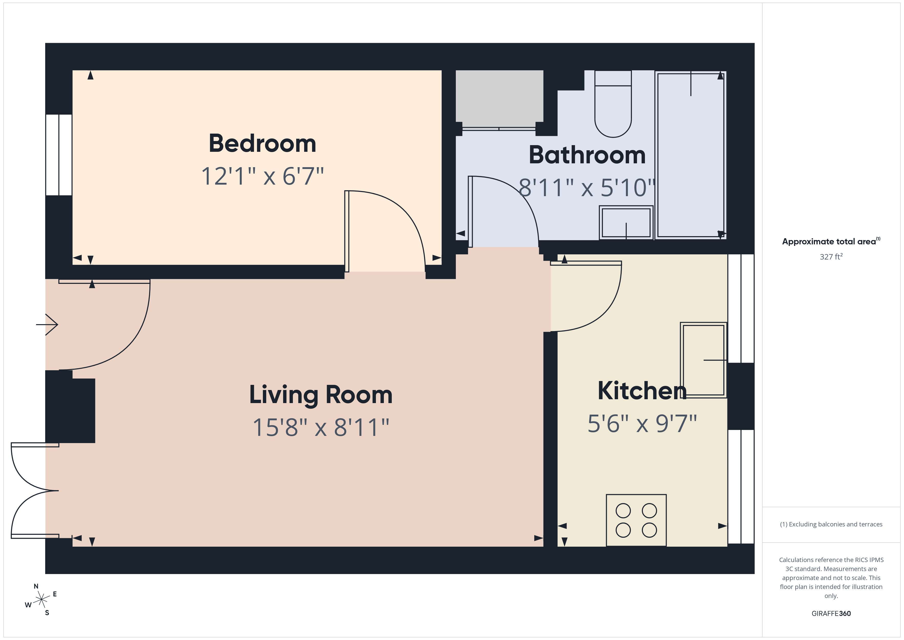 1, The Galeb, Lenton, Nottingham floorplan
