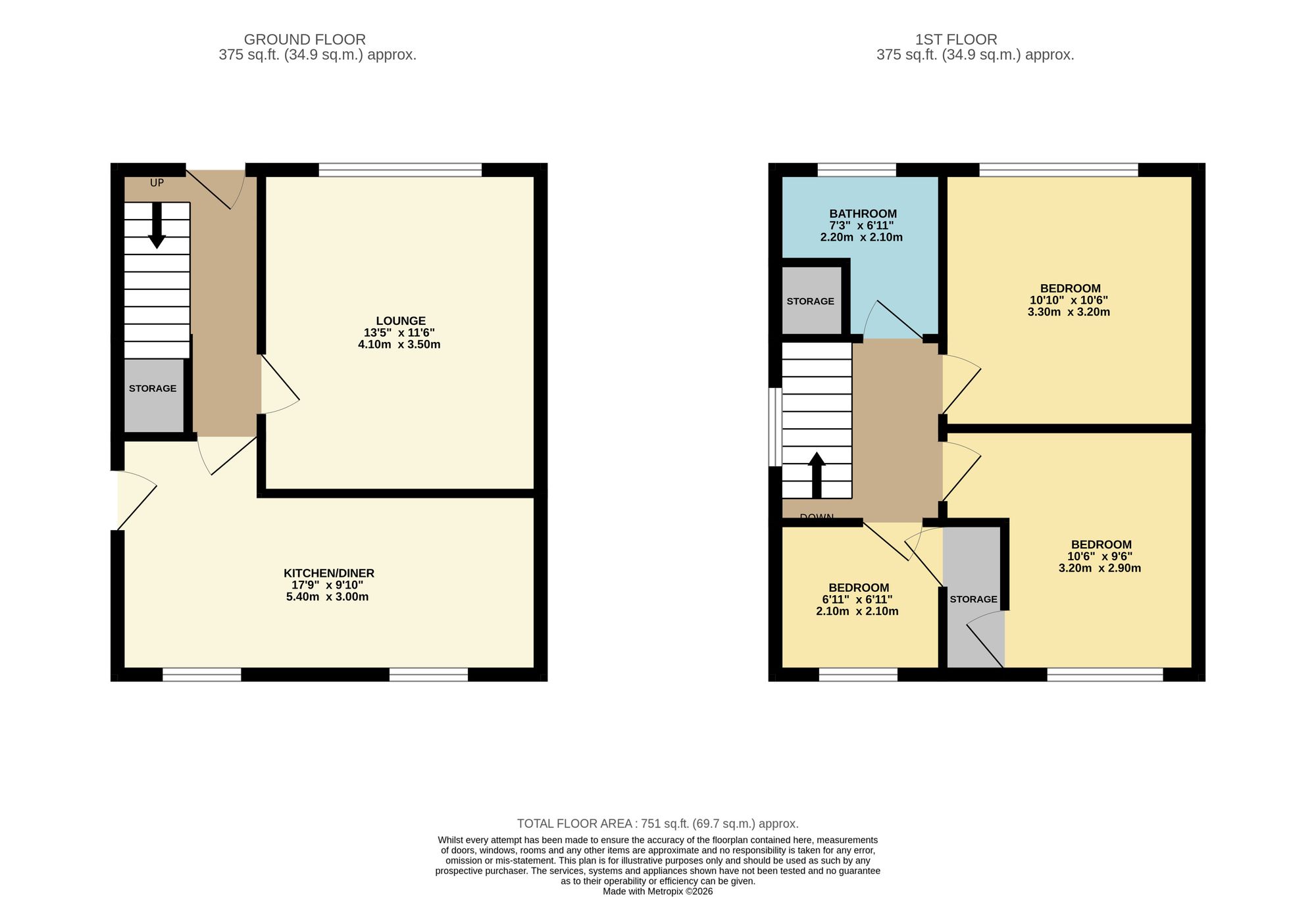 14 Bardsley Close, Bolton floorplan