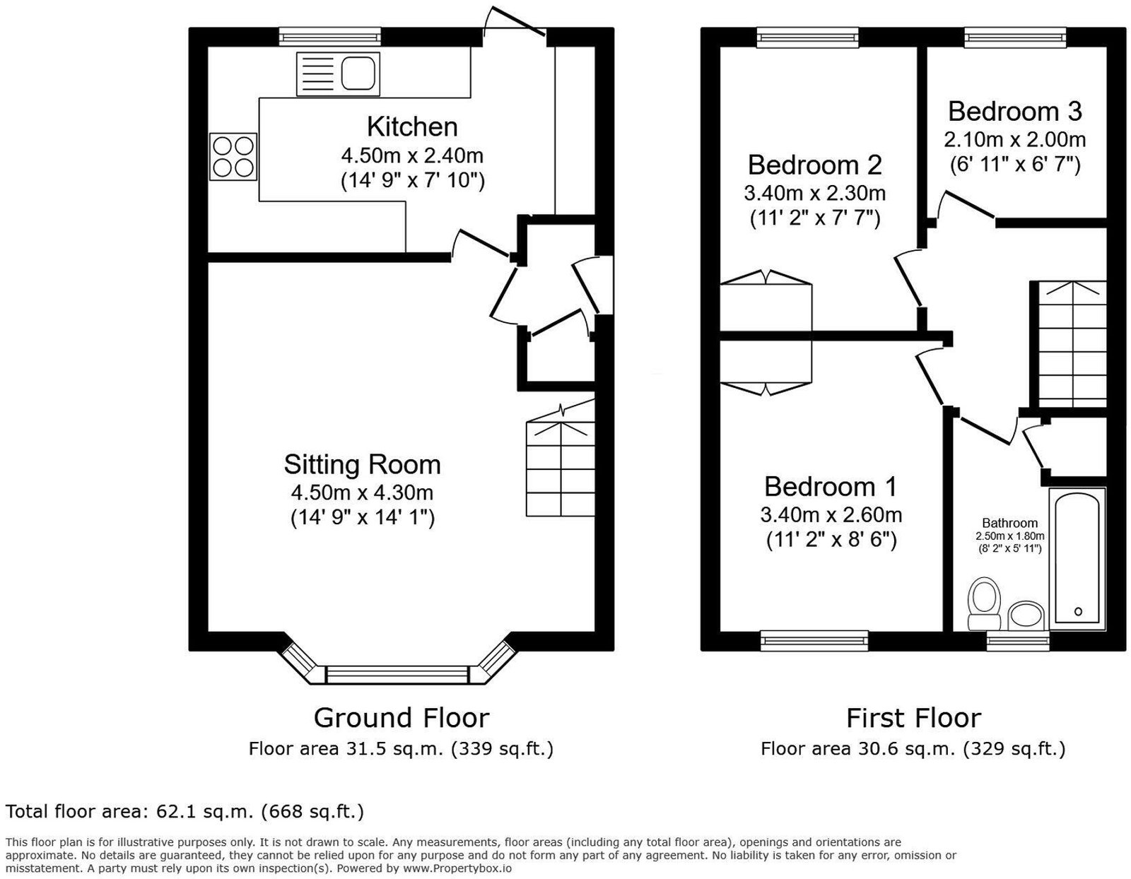 63, St Clements Way, Bishopdown floorplan