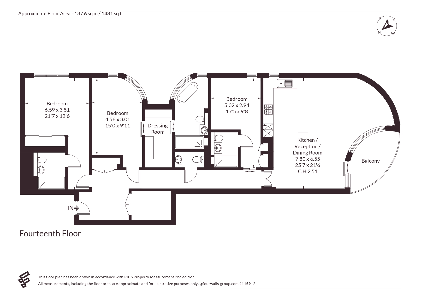 Albert Embankment, London floorplan