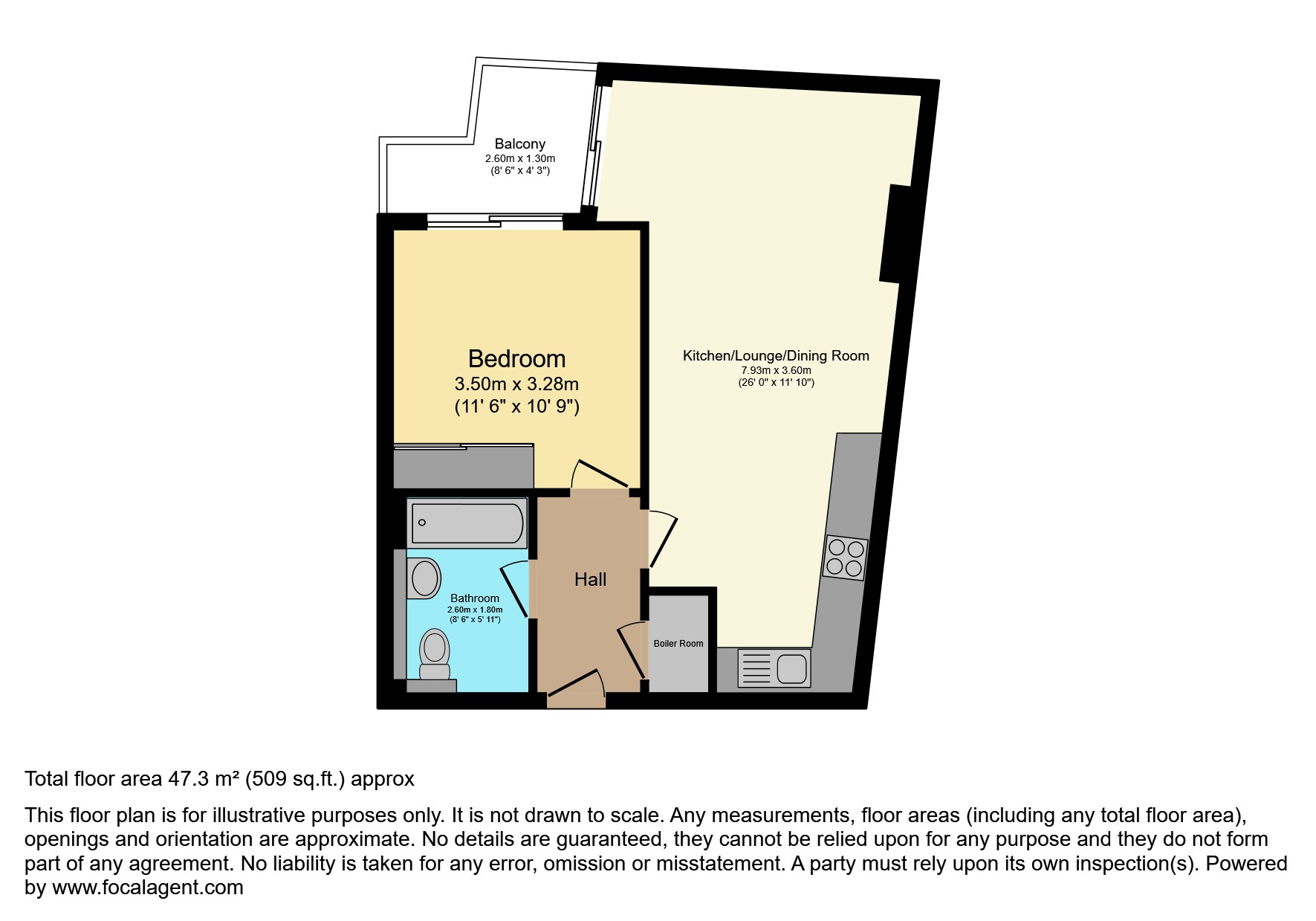 Flat 170 Sienna Alto, 2 Cornmill Lane, Lewisham floorplan