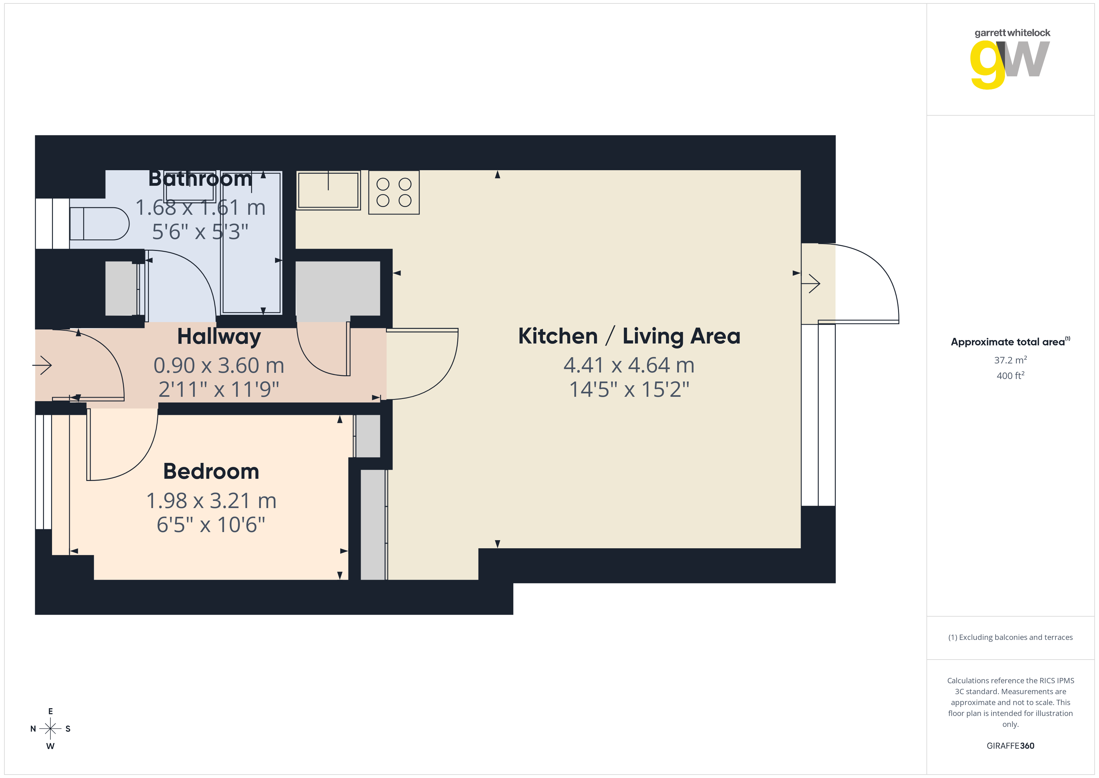 5 Breton House, St. Saviours Estate, London floorplan