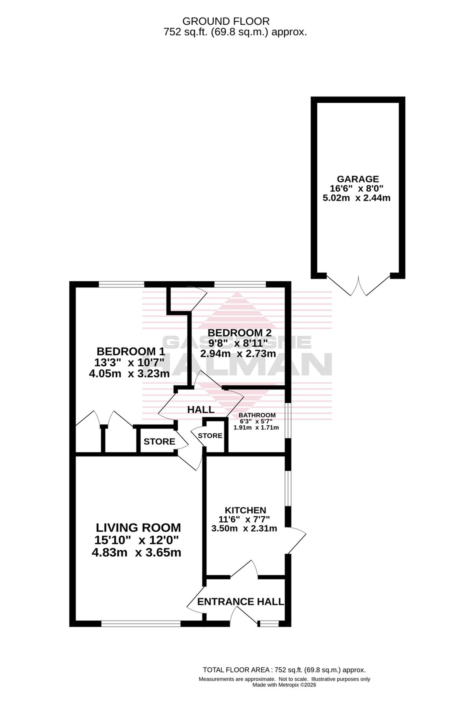 41 Fountains Road, Cheadle floorplan