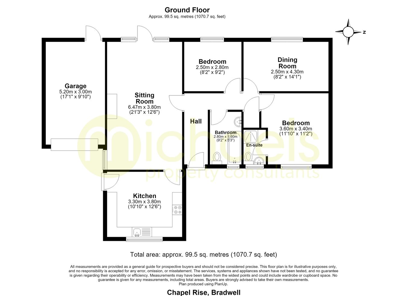 4 Chapel Rise, The Street, Braintree floorplan